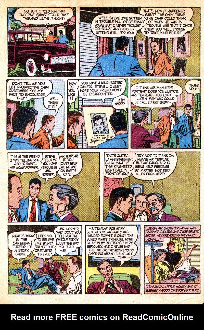 Read online The Saint (1947) comic -  Issue #9 - 3