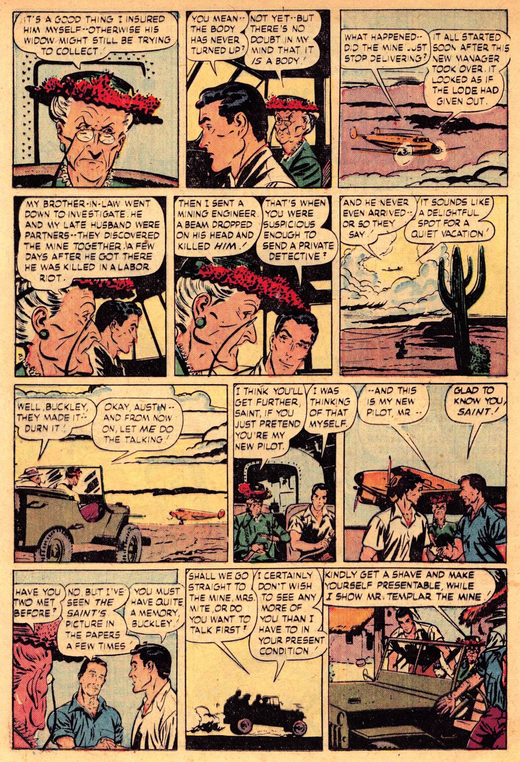 Read online The Saint (1947) comic -  Issue #11 - 20