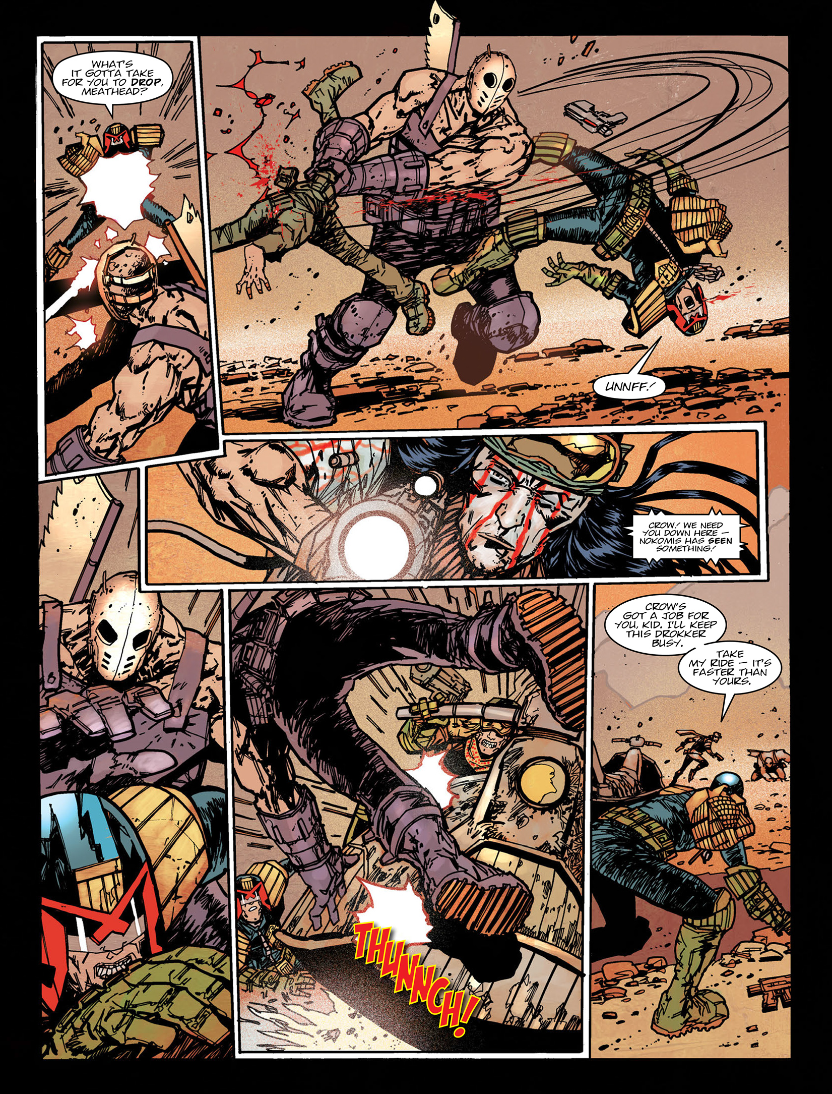 Read online Judge Dredd Megazine (Vol. 5) comic -  Issue #373 - 9