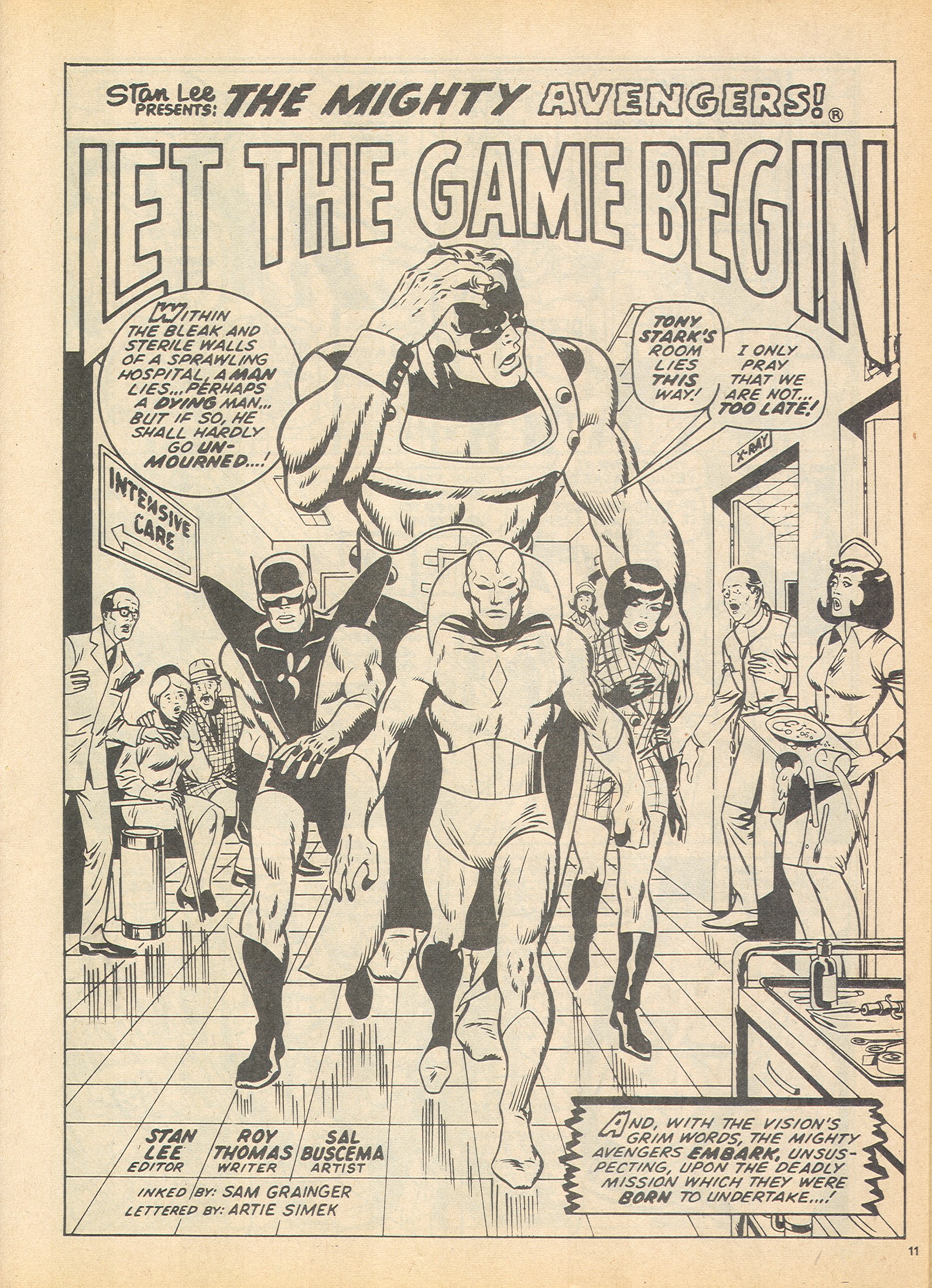 Read online The Avengers (1973) comic -  Issue #104 - 11