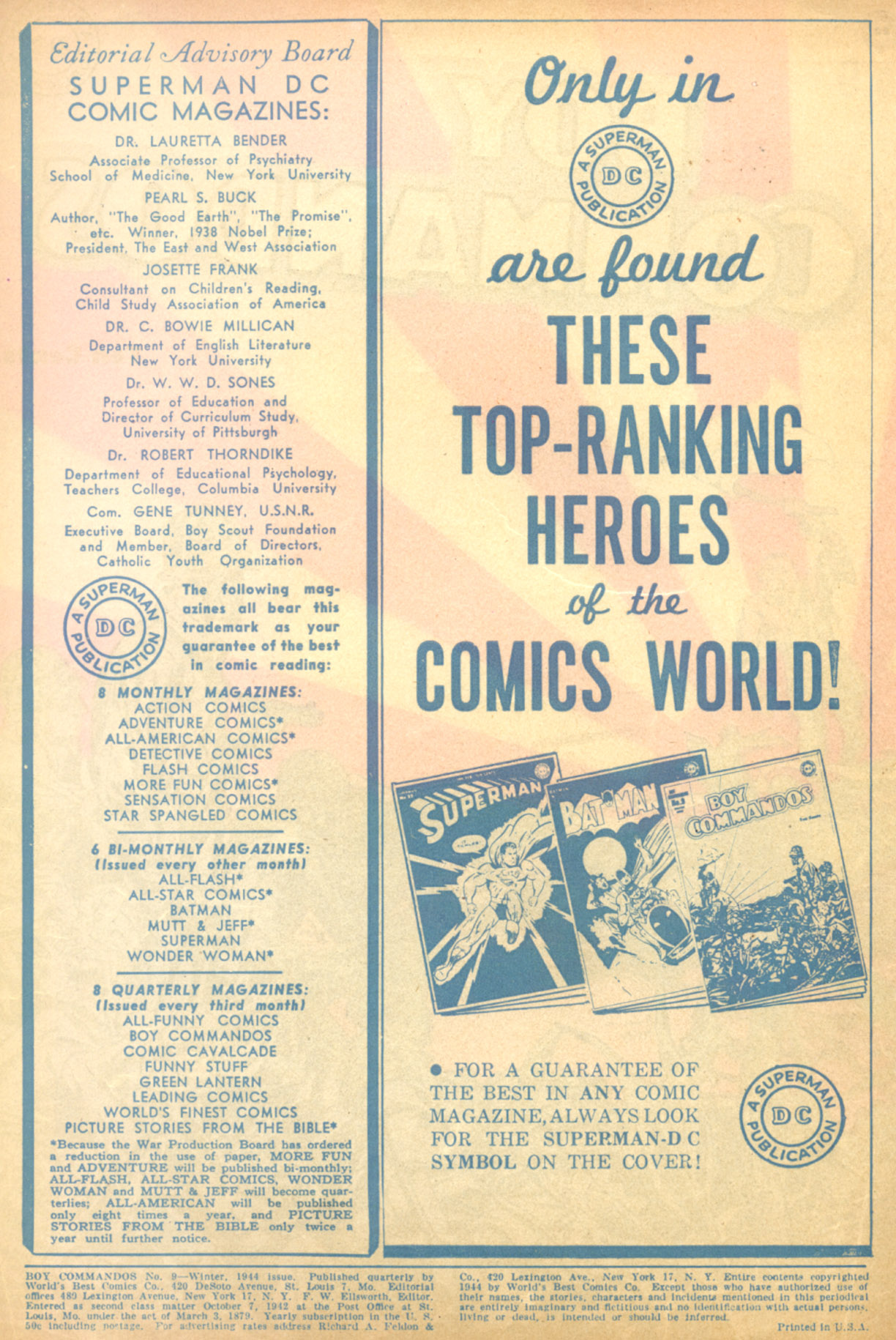 Read online Boy Commandos comic -  Issue #9 - 2