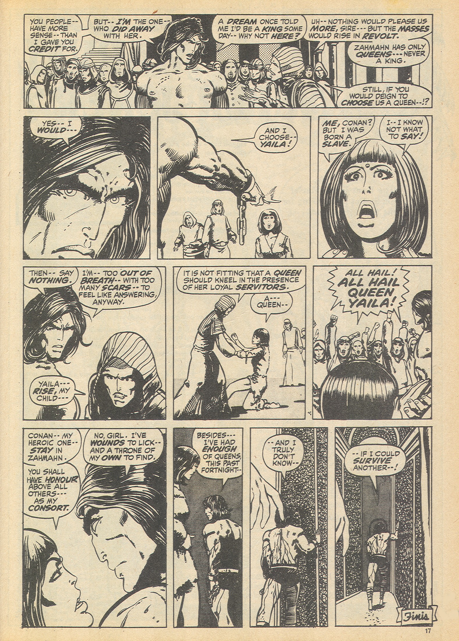 Read online The Savage Sword of Conan (1975) comic -  Issue #13 - 17