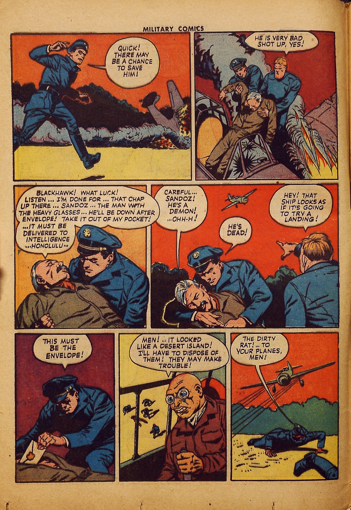 Read online Military Comics comic -  Issue #24 - 6