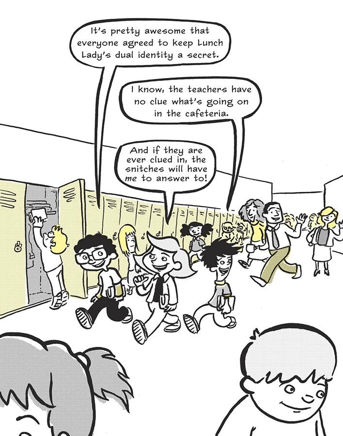 Read online Lunch Lady and the Schoolwide Scuffle comic -  Issue # TPB - 88