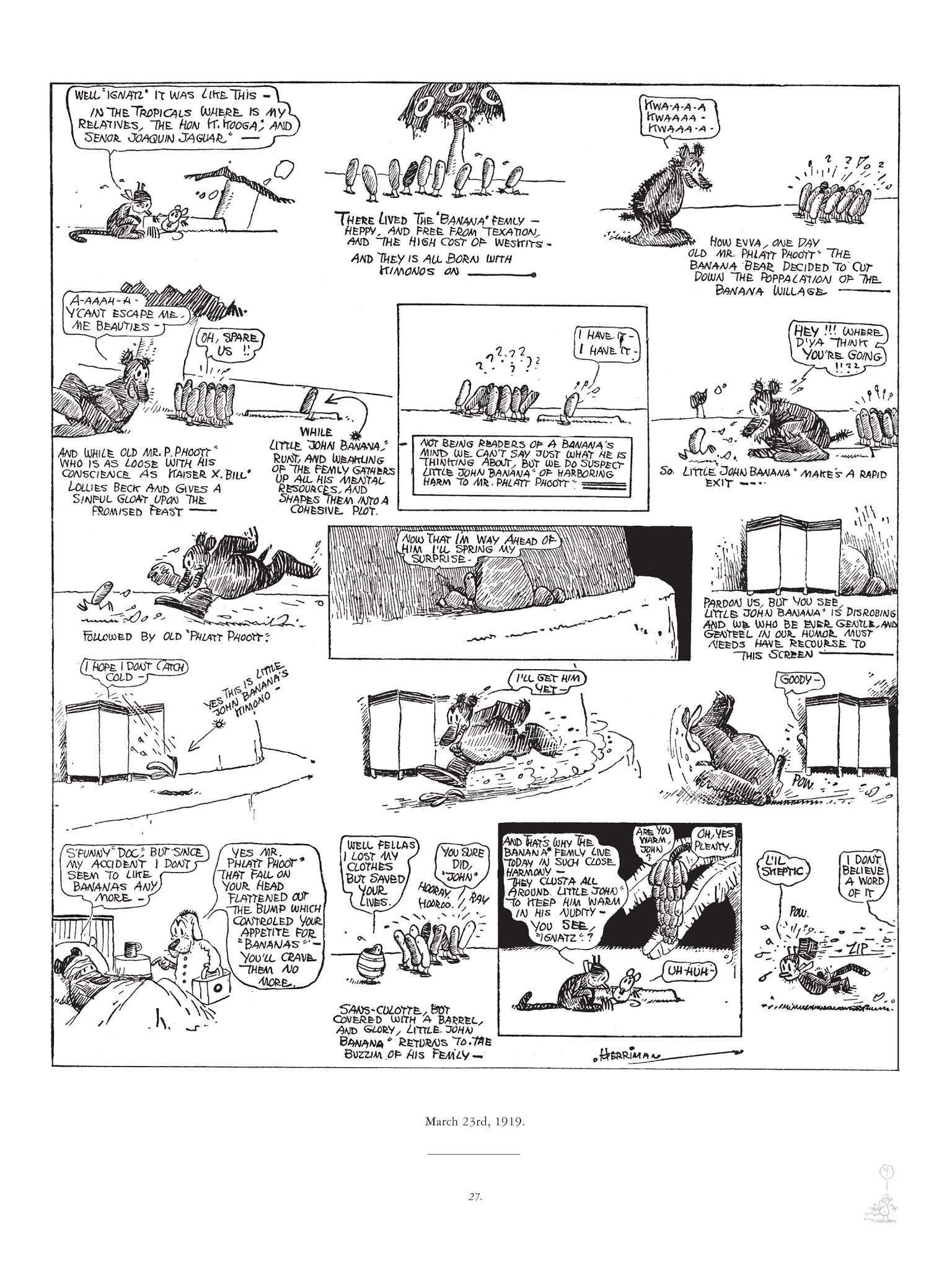 Read online Krazy & Ignatz comic -  Issue # TPB 2 - 27