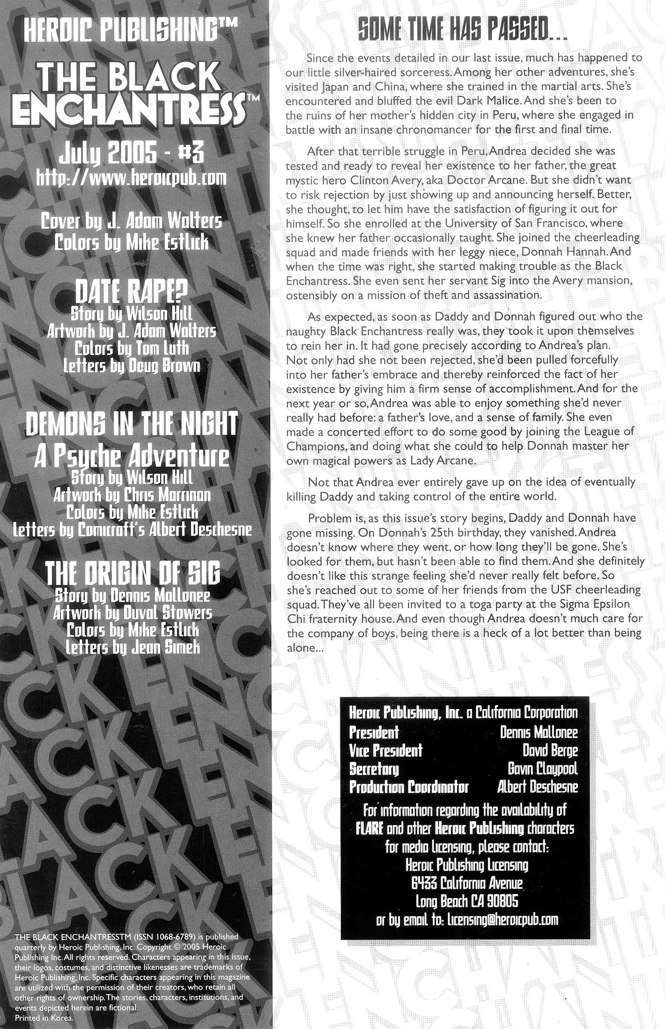 Read online The Black Enchantress comic -  Issue #3 - 2