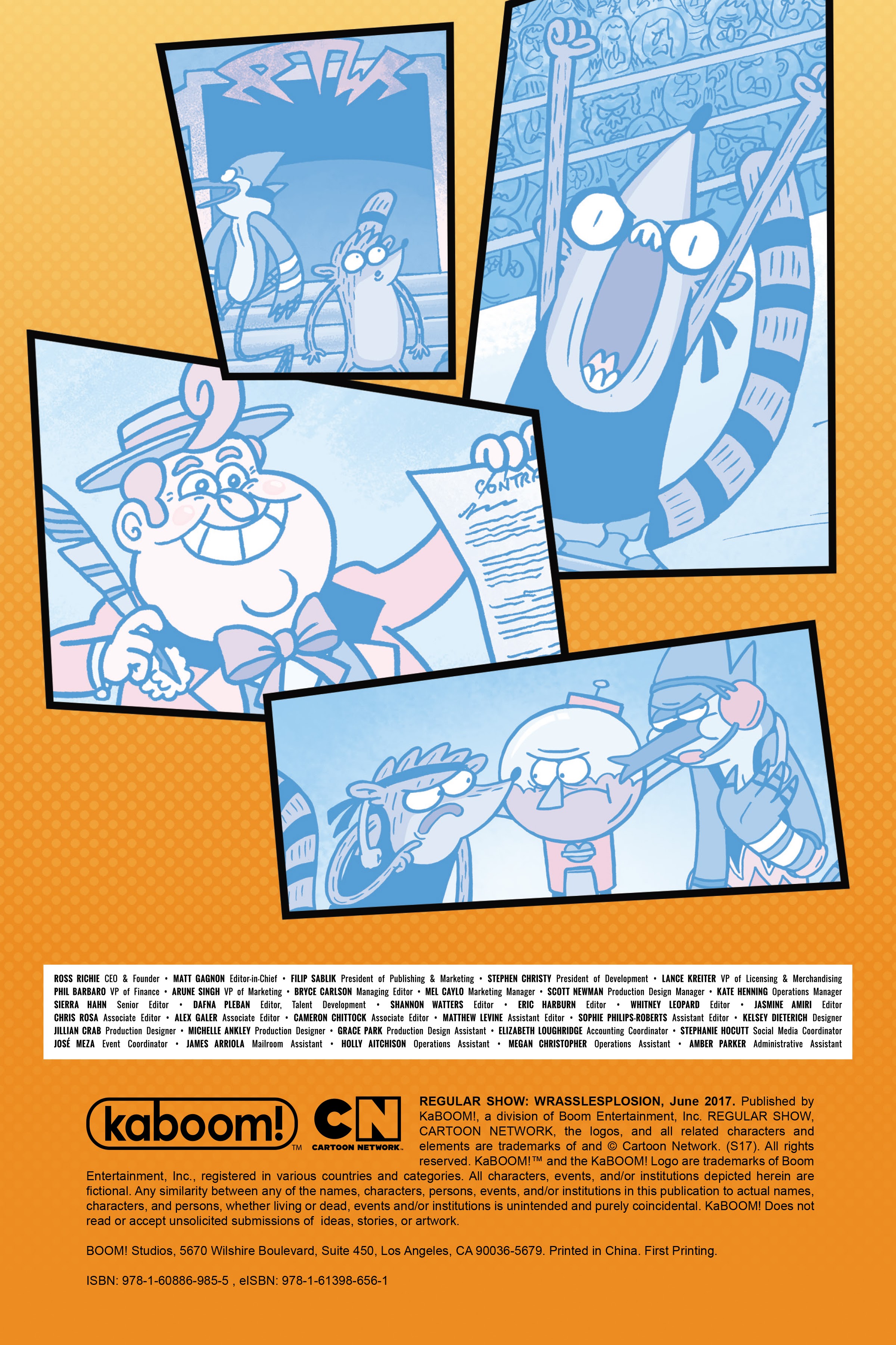 Read online Regular Show: Wrasslesplosion comic -  Issue # TPB - 3