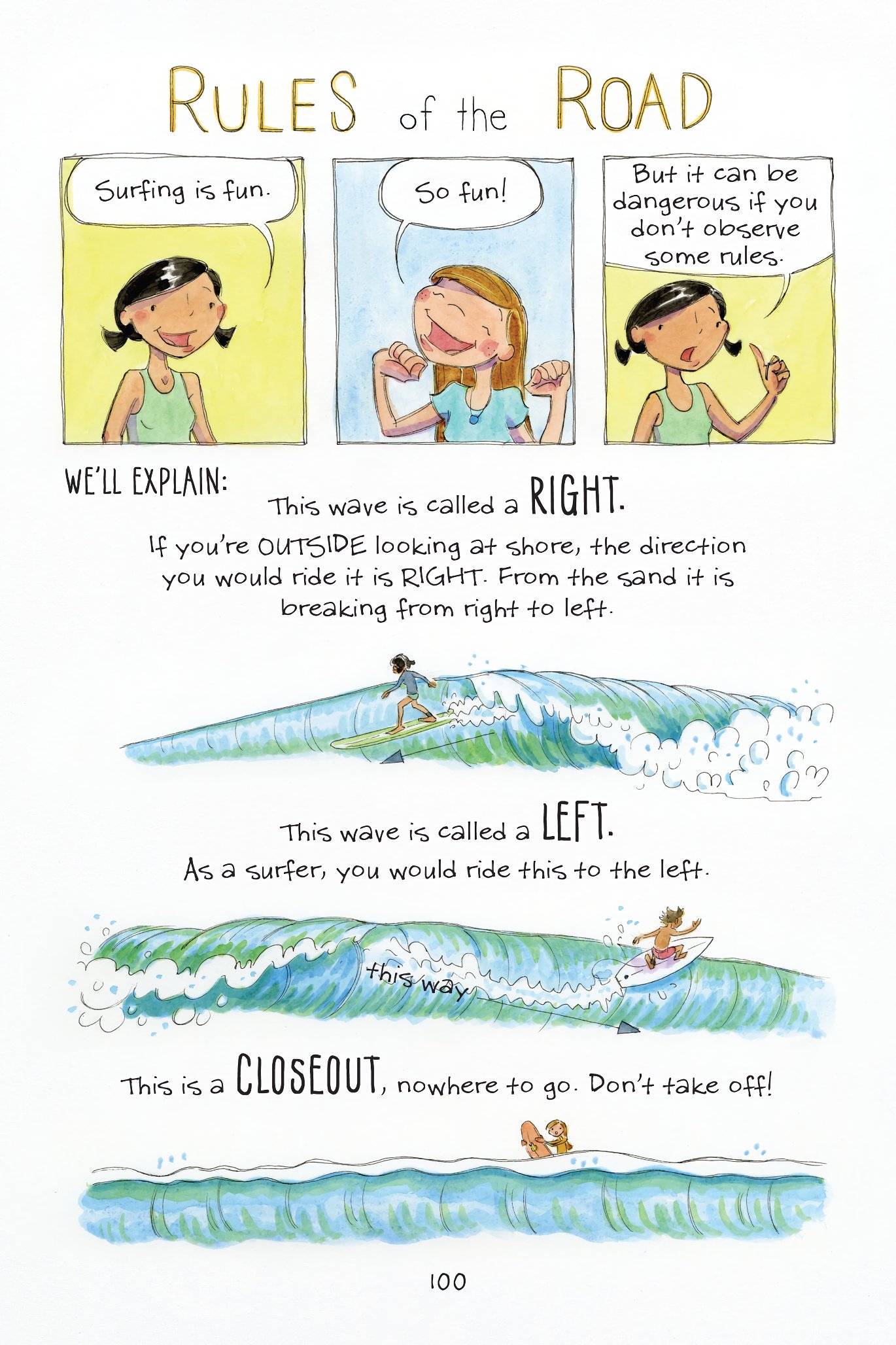 Read online The Science of Surfing: A Surfside Girls Guide to the Ocean comic -  Issue # TPB - 100