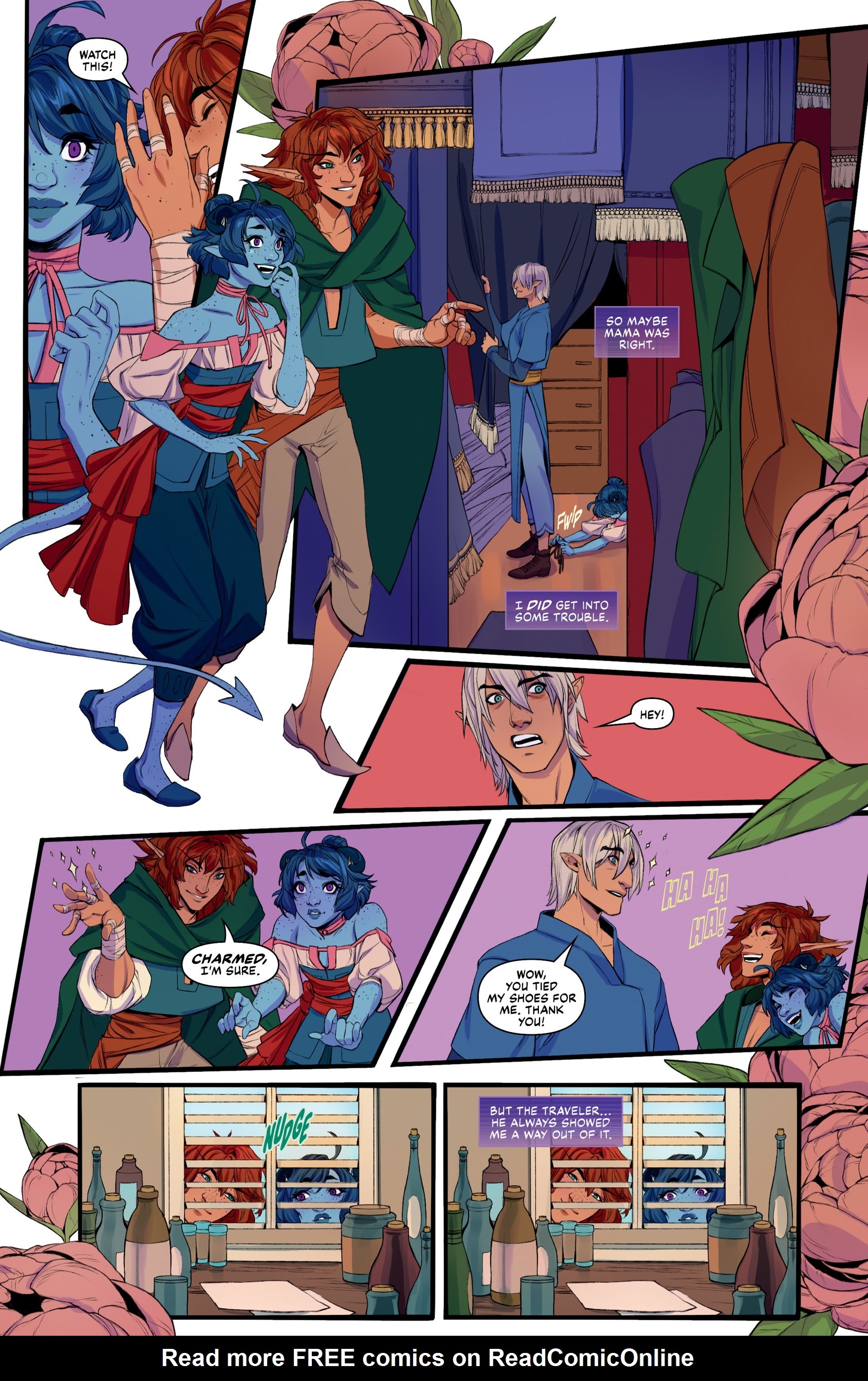 Read online Critical Role: The Mighty Nein Origins–Jester Lavorre comic -  Issue # Full - 23