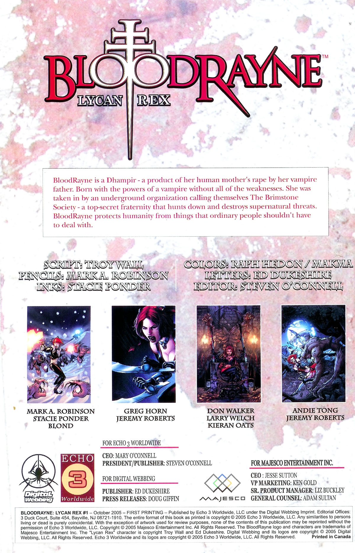 Read online BloodRayne: Lycan Rex comic -  Issue # Full - 2