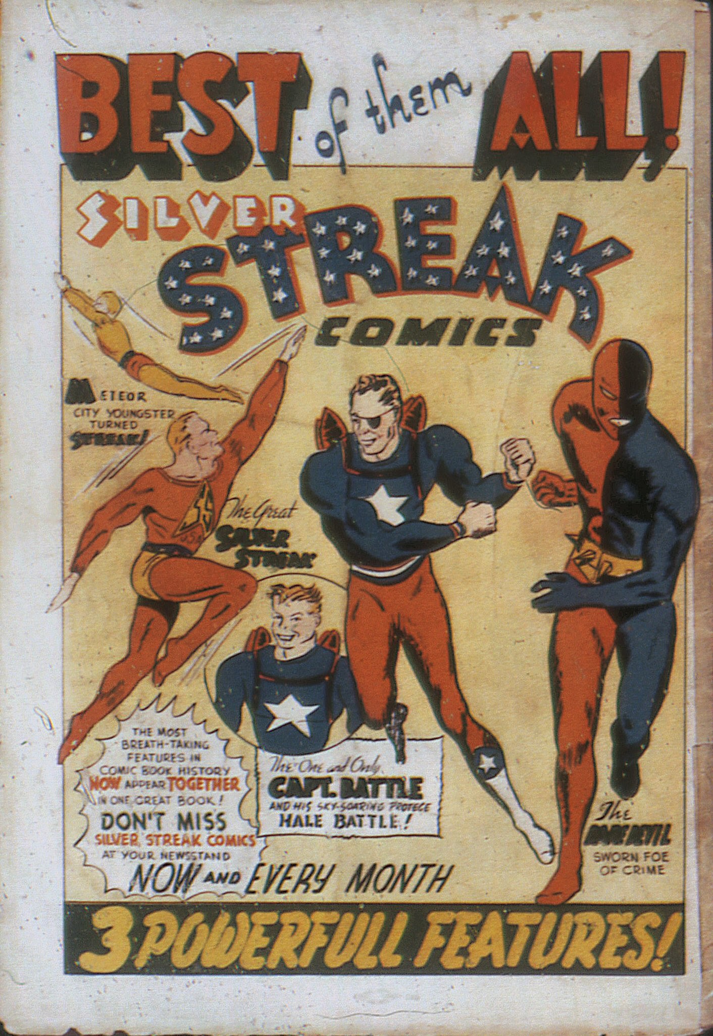 Read online Captain Battle Comics comic -  Issue #1 - 68