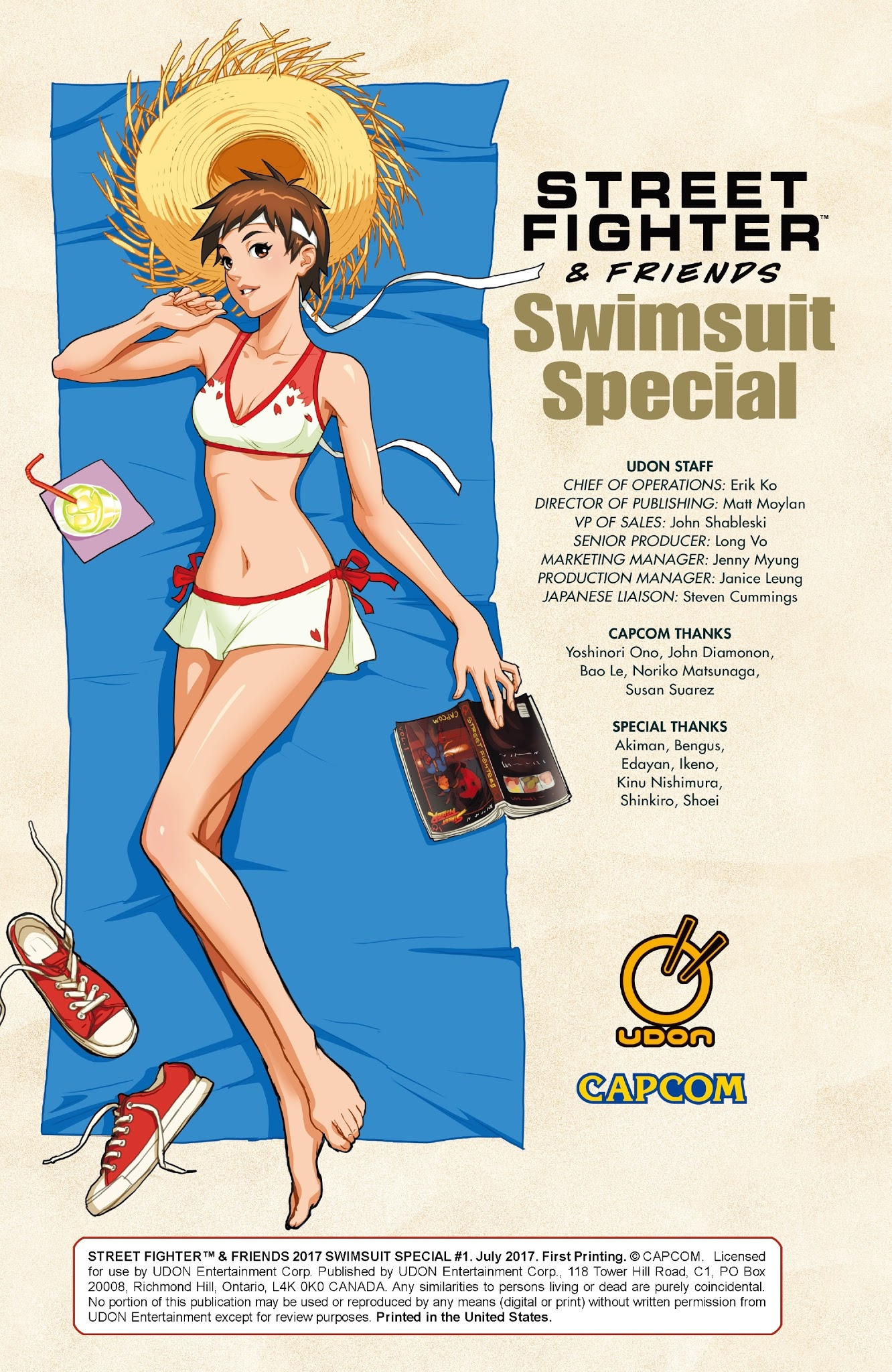 Read online Street Fighter & Friends 2017 Swimsuit Special comic -  Issue # Full - 2