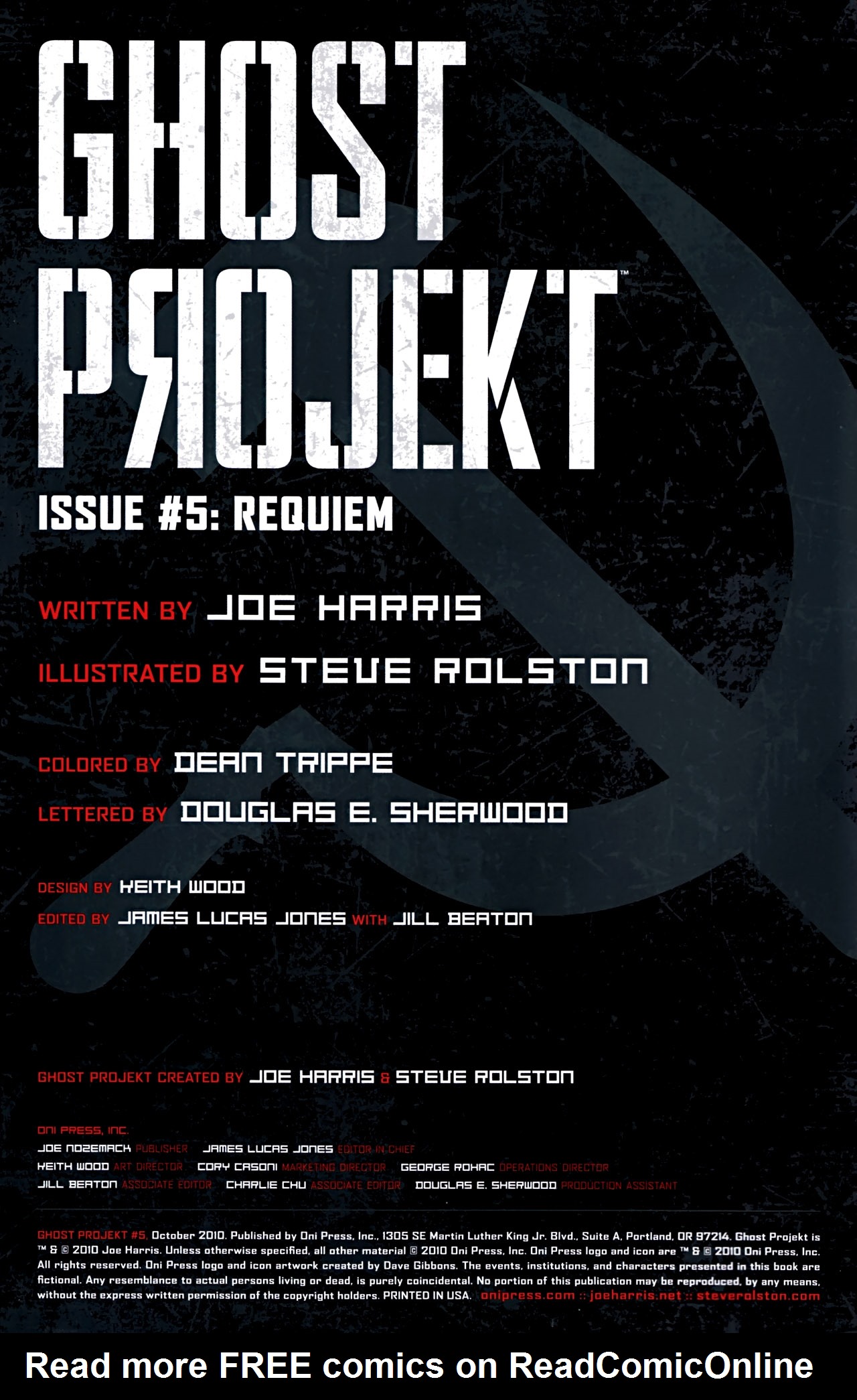 Read online Ghost Projekt comic -  Issue #5 - 2