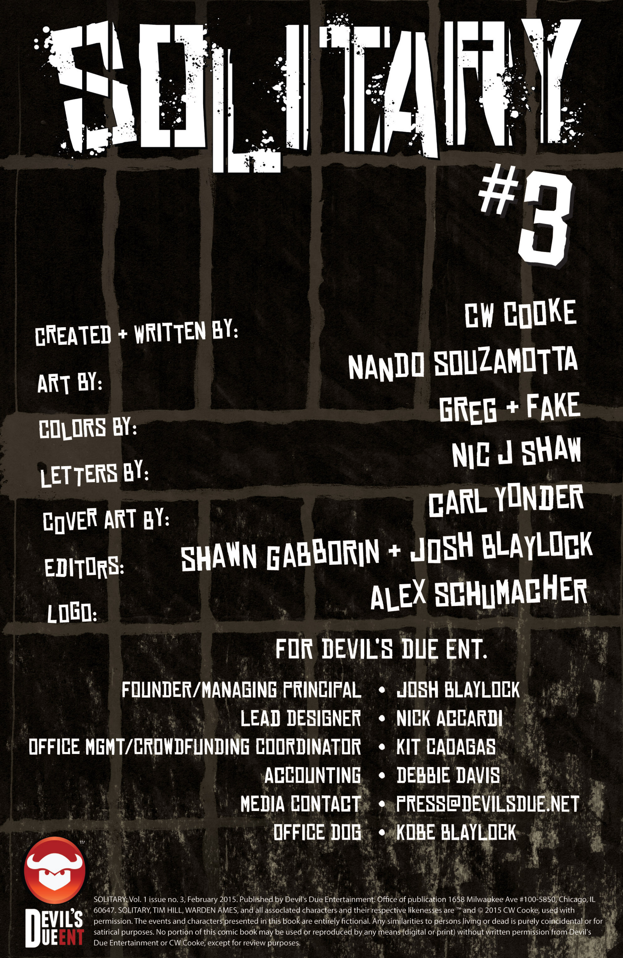 Read online Solitary comic -  Issue #3 - 2