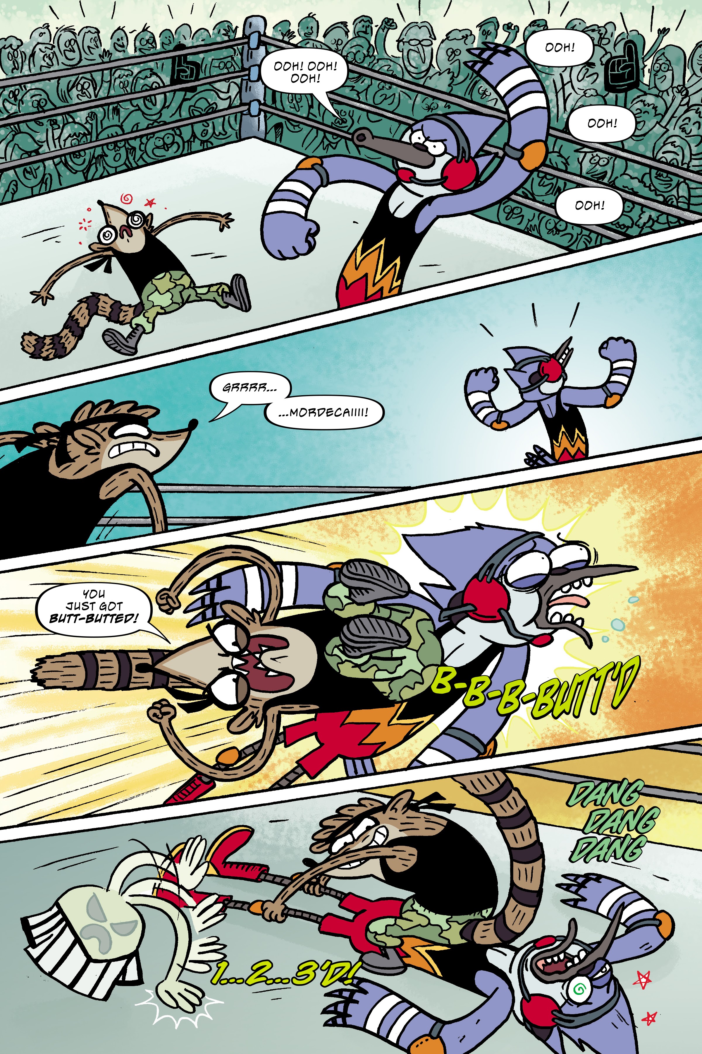 Read online Regular Show: Wrasslesplosion comic -  Issue # TPB - 26