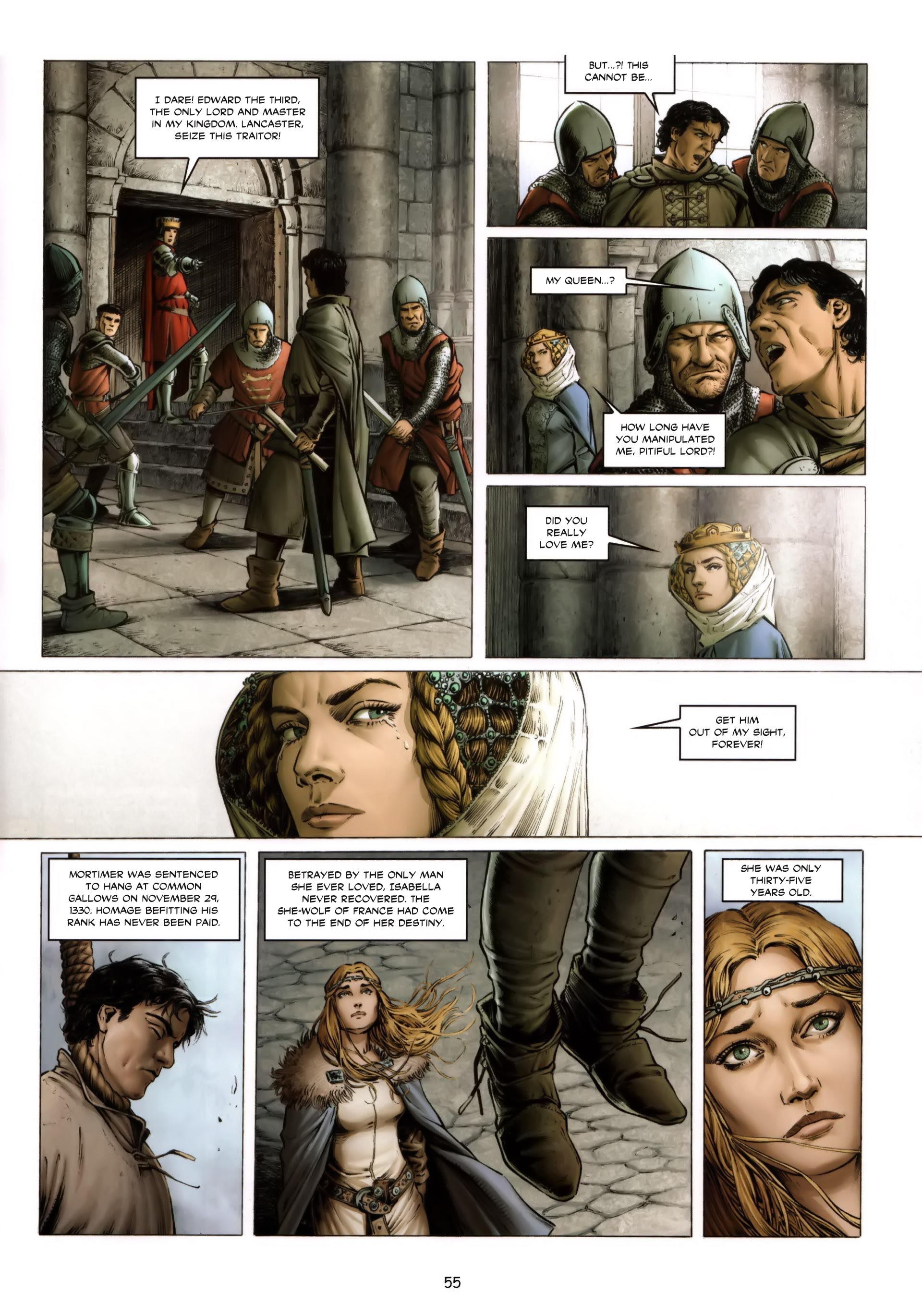 Read online Isabella: She-Wolf of France comic -  Issue #2 - 56