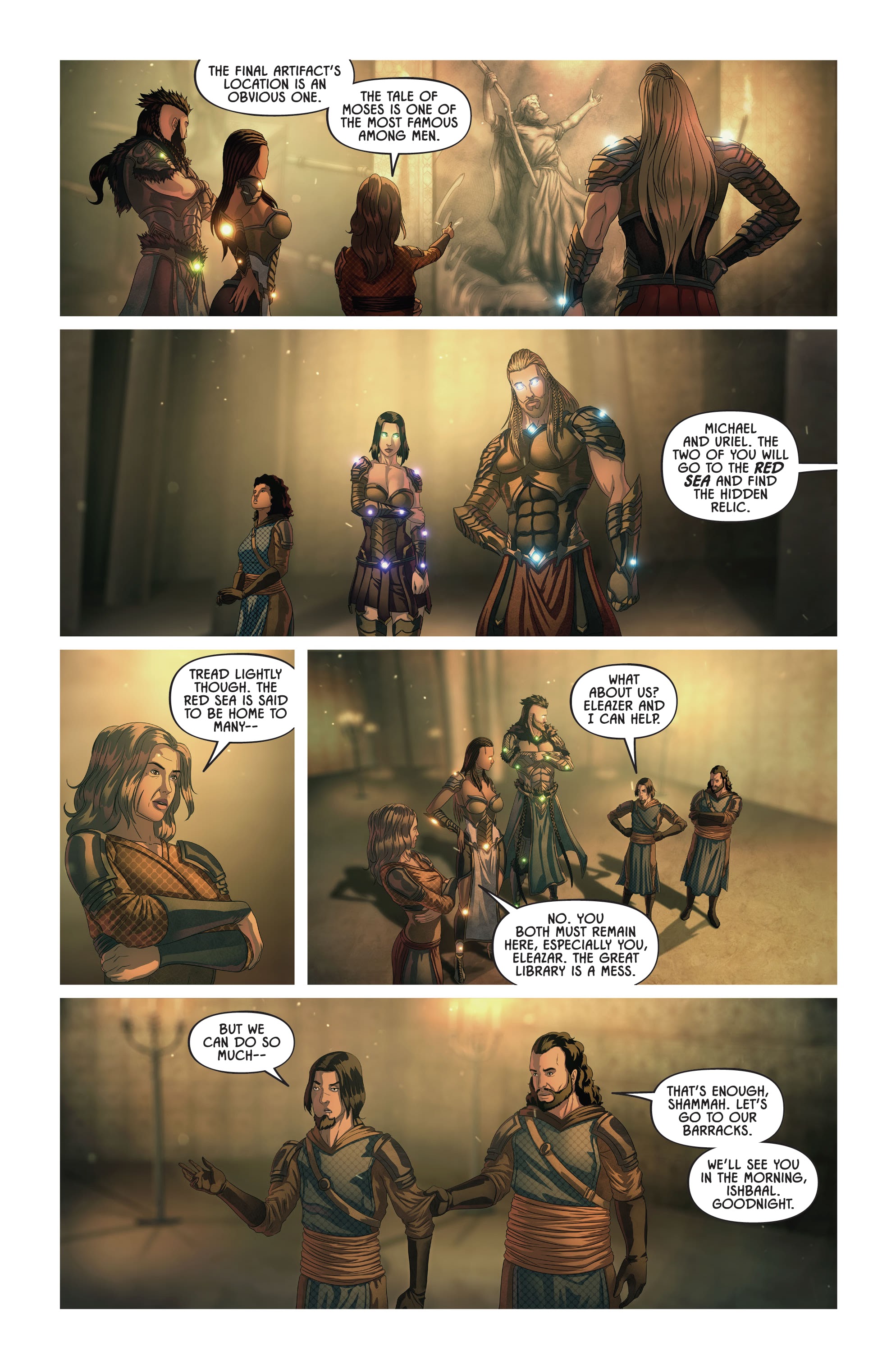 Read online Knights of the Golden Sun comic -  Issue #9 - 19