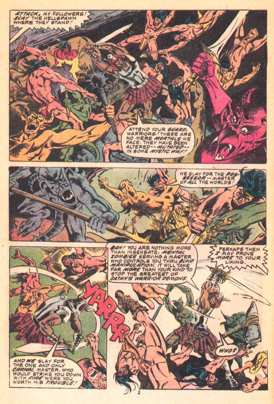 Read online Son of Satan comic -  Issue #3 - 3