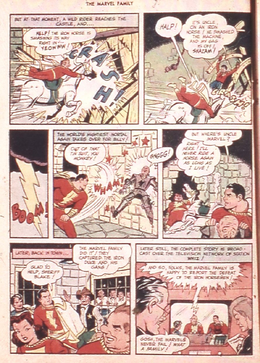 Read online The Marvel Family comic -  Issue #12 - 14