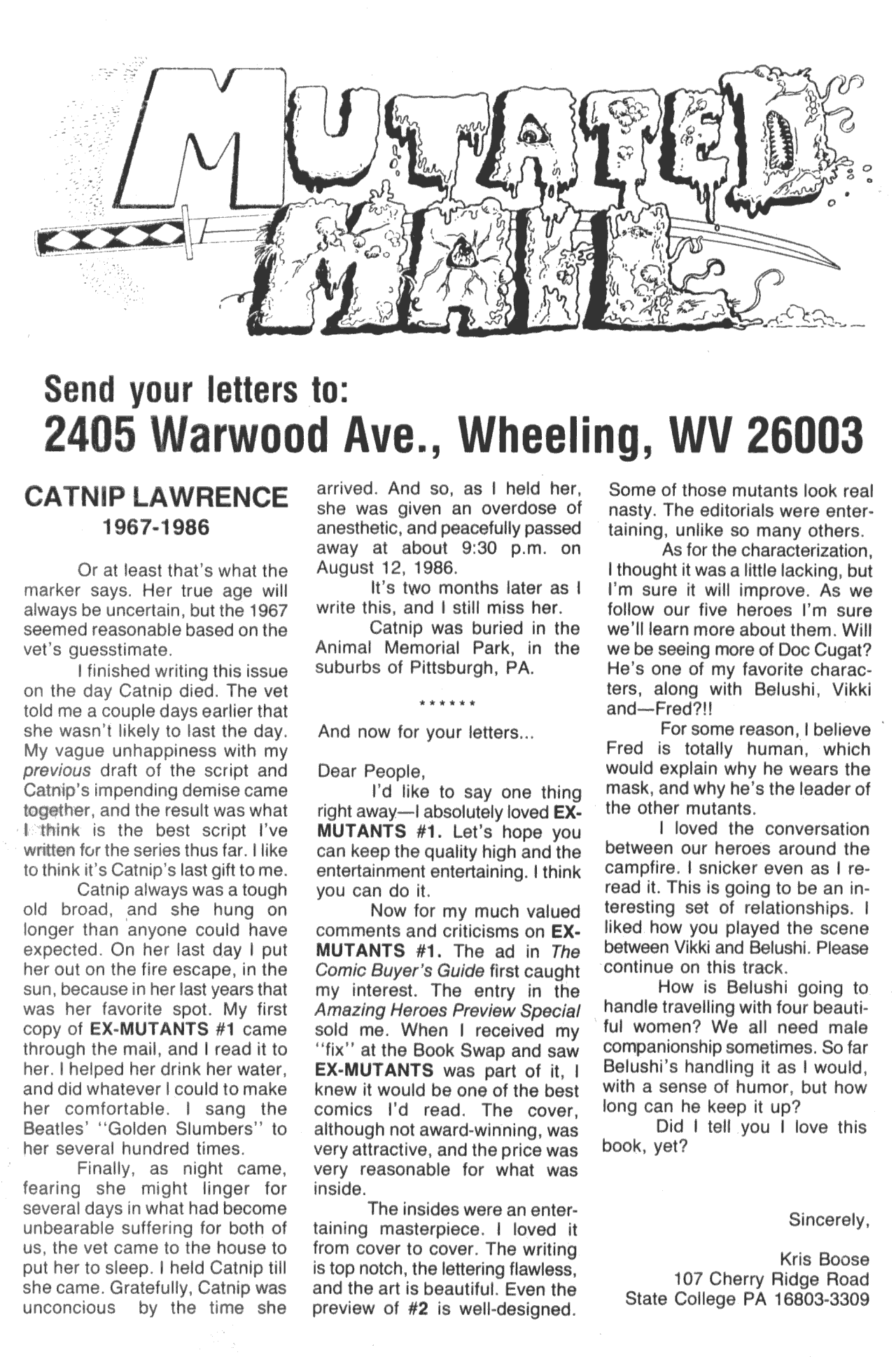 Read online Ex-Mutants (1986) comic -  Issue #4 - 28