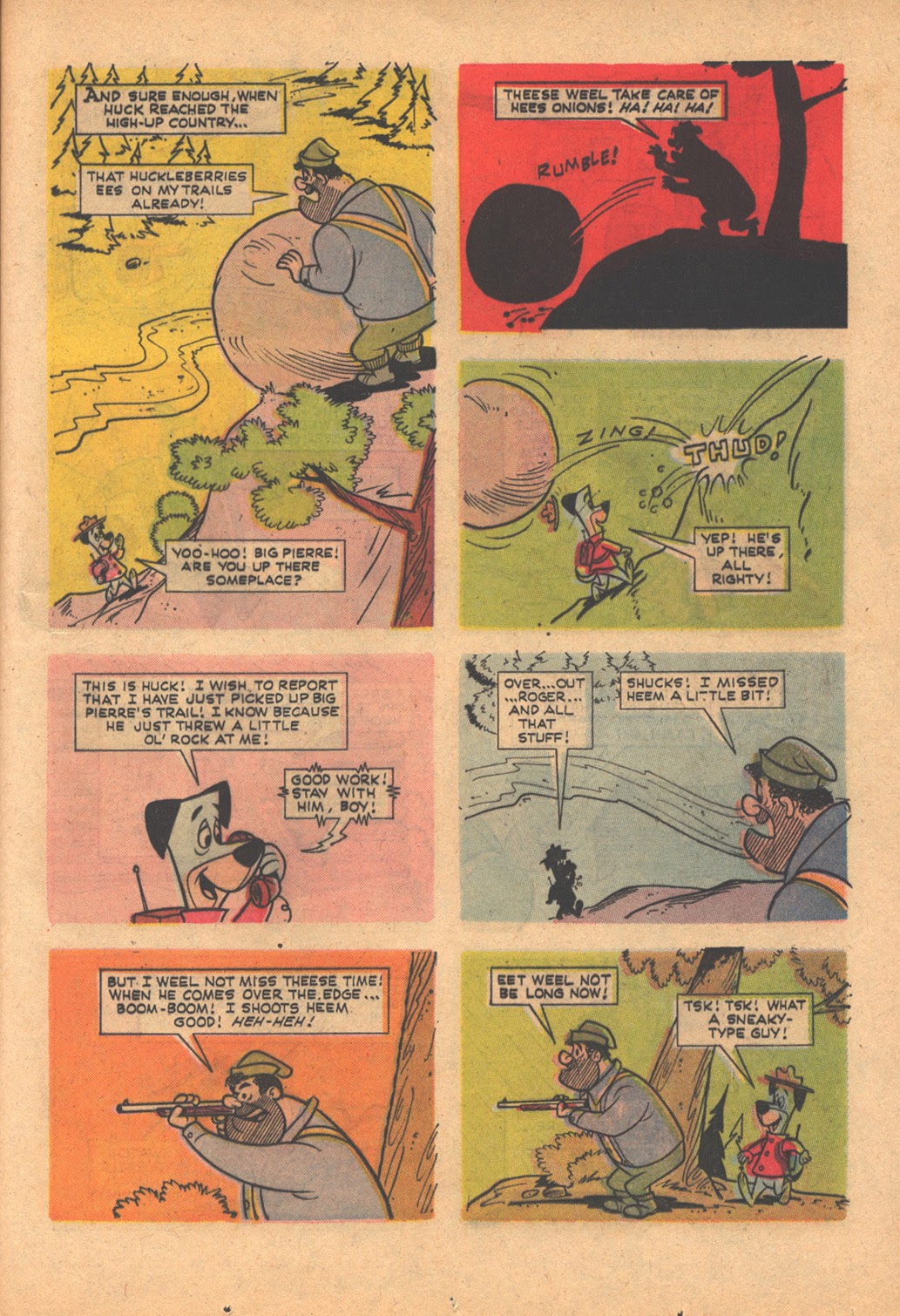 Read online Huckleberry Hound (1960) comic -  Issue #19 - 61