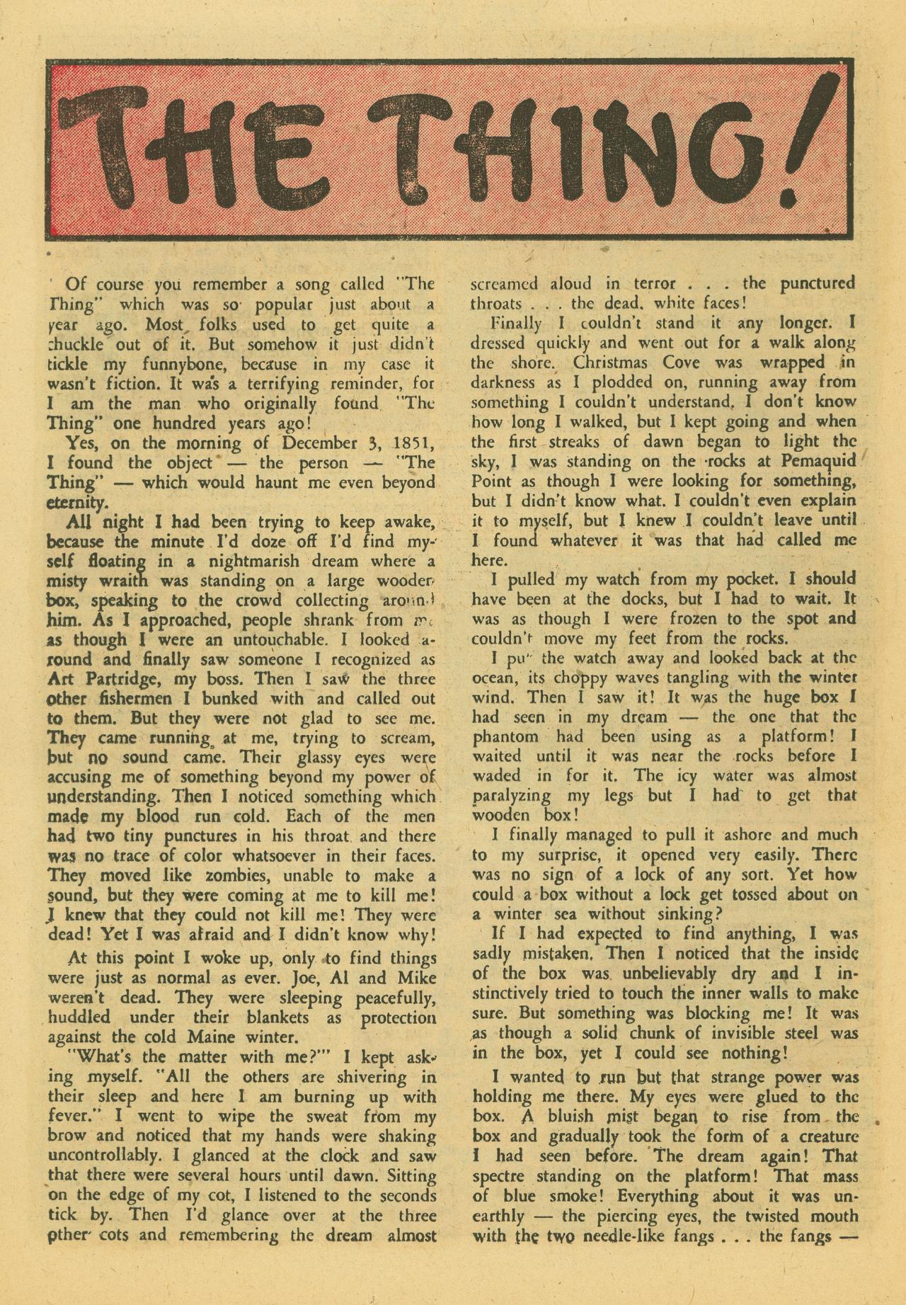 Read online The Thing! (1952) comic -  Issue #1 - 26