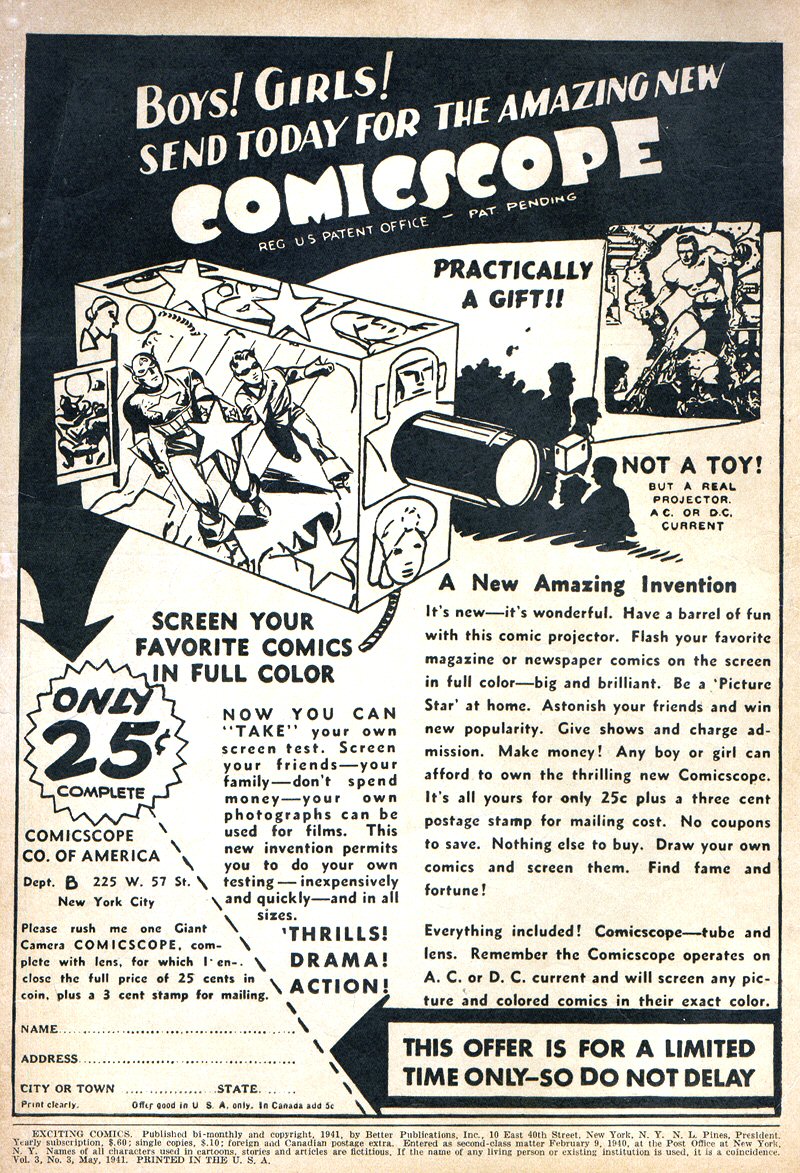 Read online Exciting Comics comic -  Issue #9 - 2