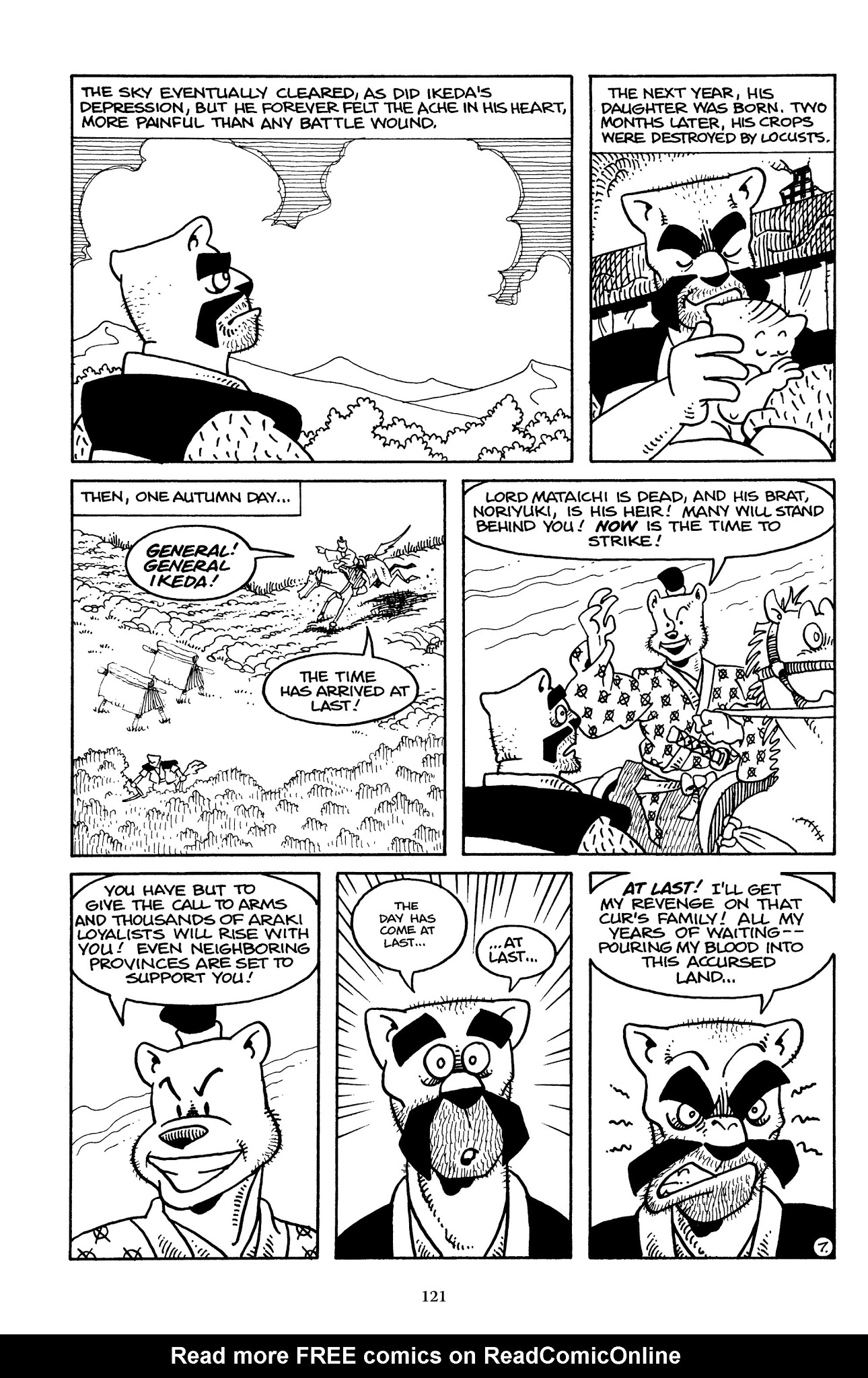 Read online The Usagi Yojimbo Saga comic -  Issue # TPB 2 - 121