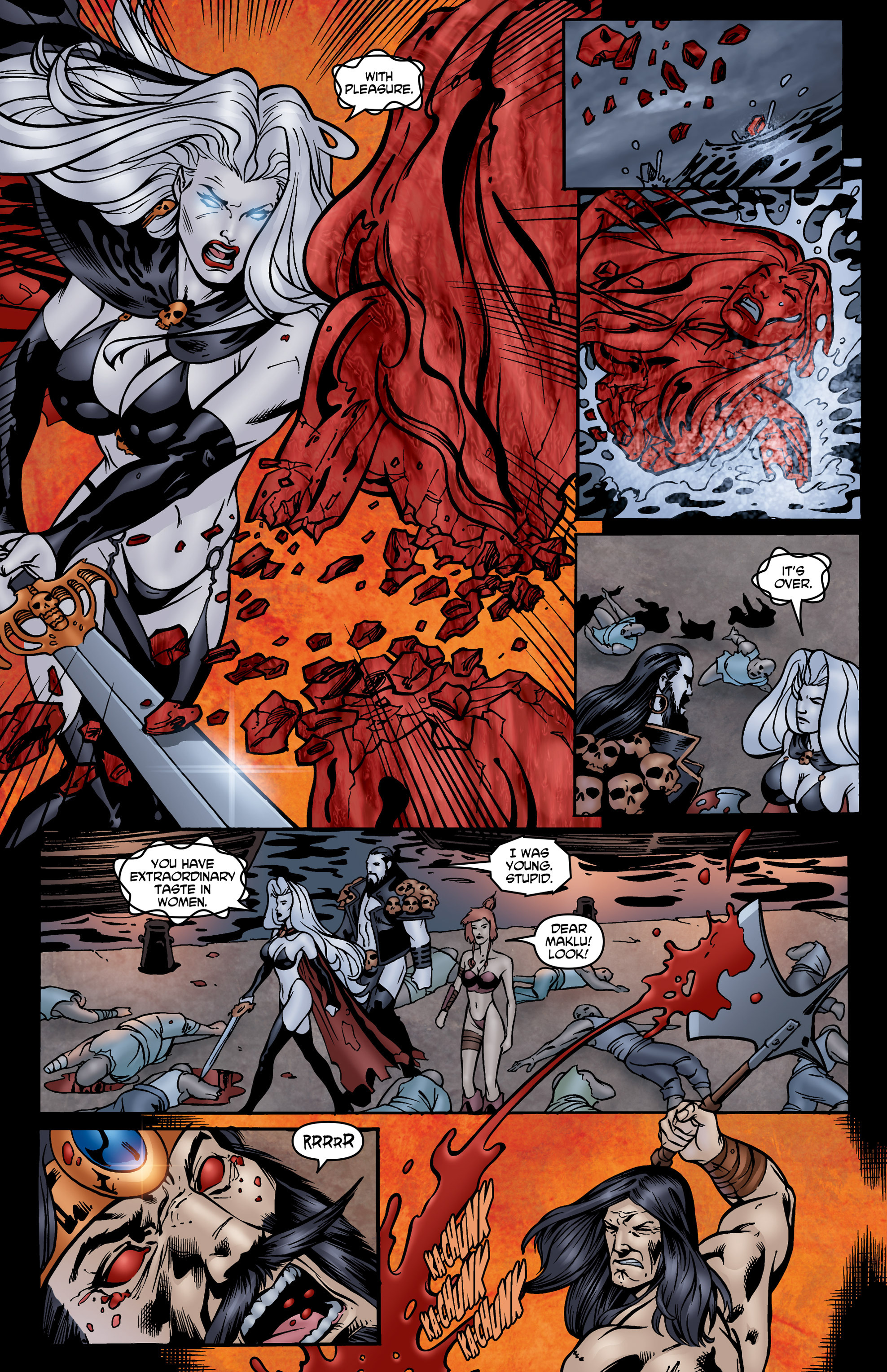 Read online Lady Death Origins comic -  Issue #8 - 21