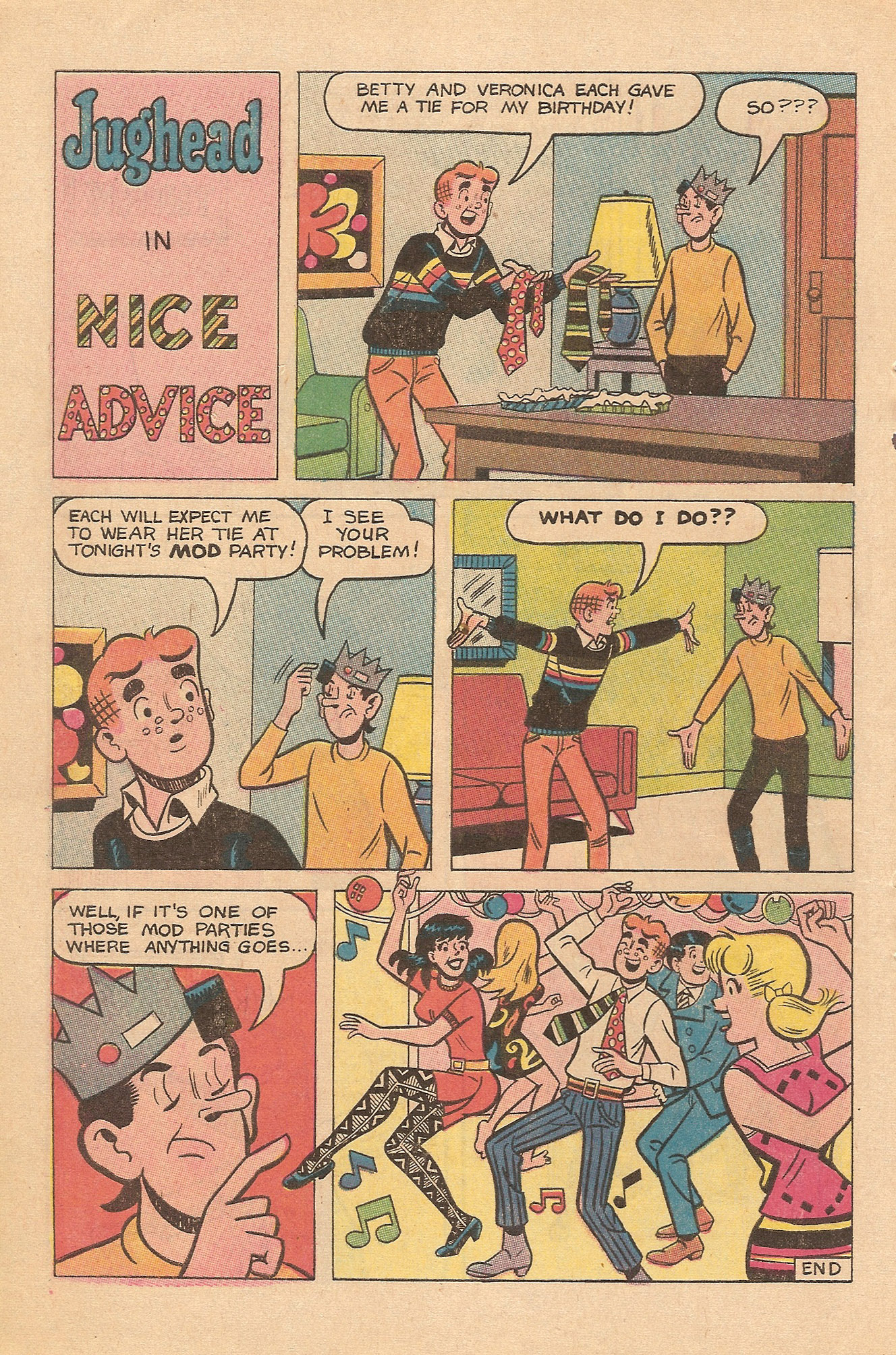 Read online Jughead's Jokes comic -  Issue #22 - 24