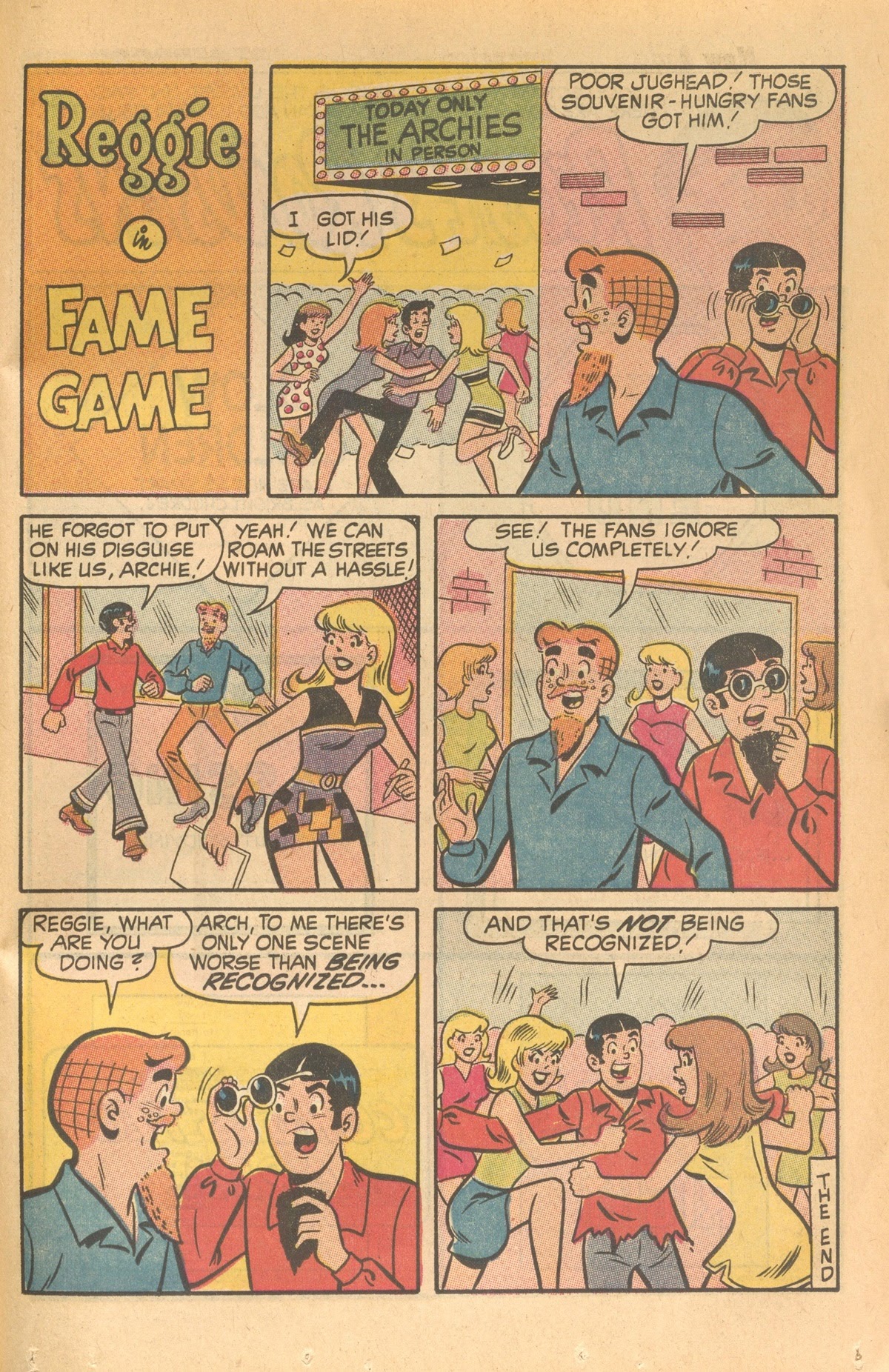 Read online Reggie's Wise Guy Jokes comic -  Issue #16 - 43