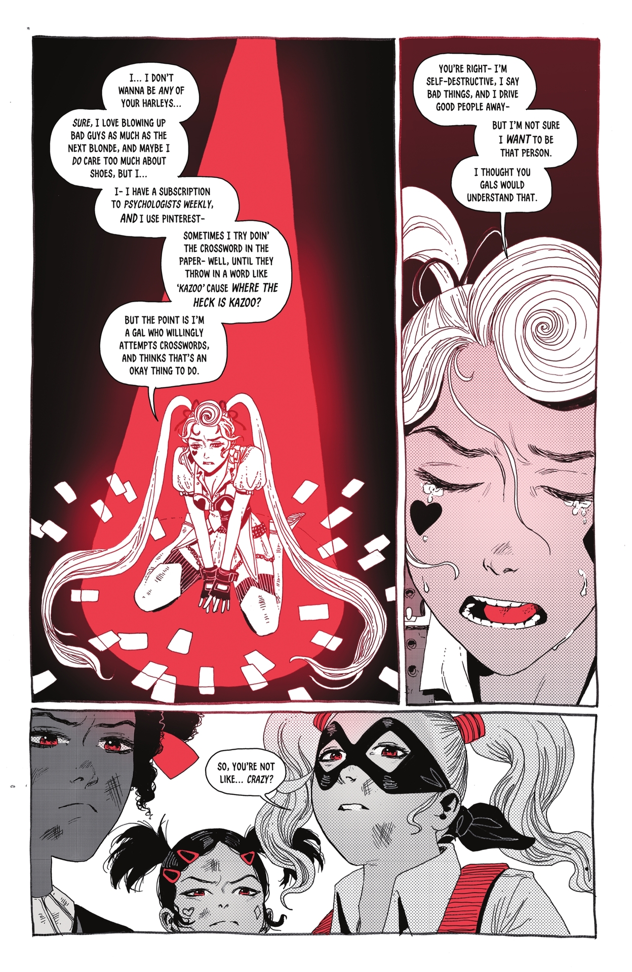 Read online Harley Quinn: Black   White   Redder comic -  Issue #4 - 11