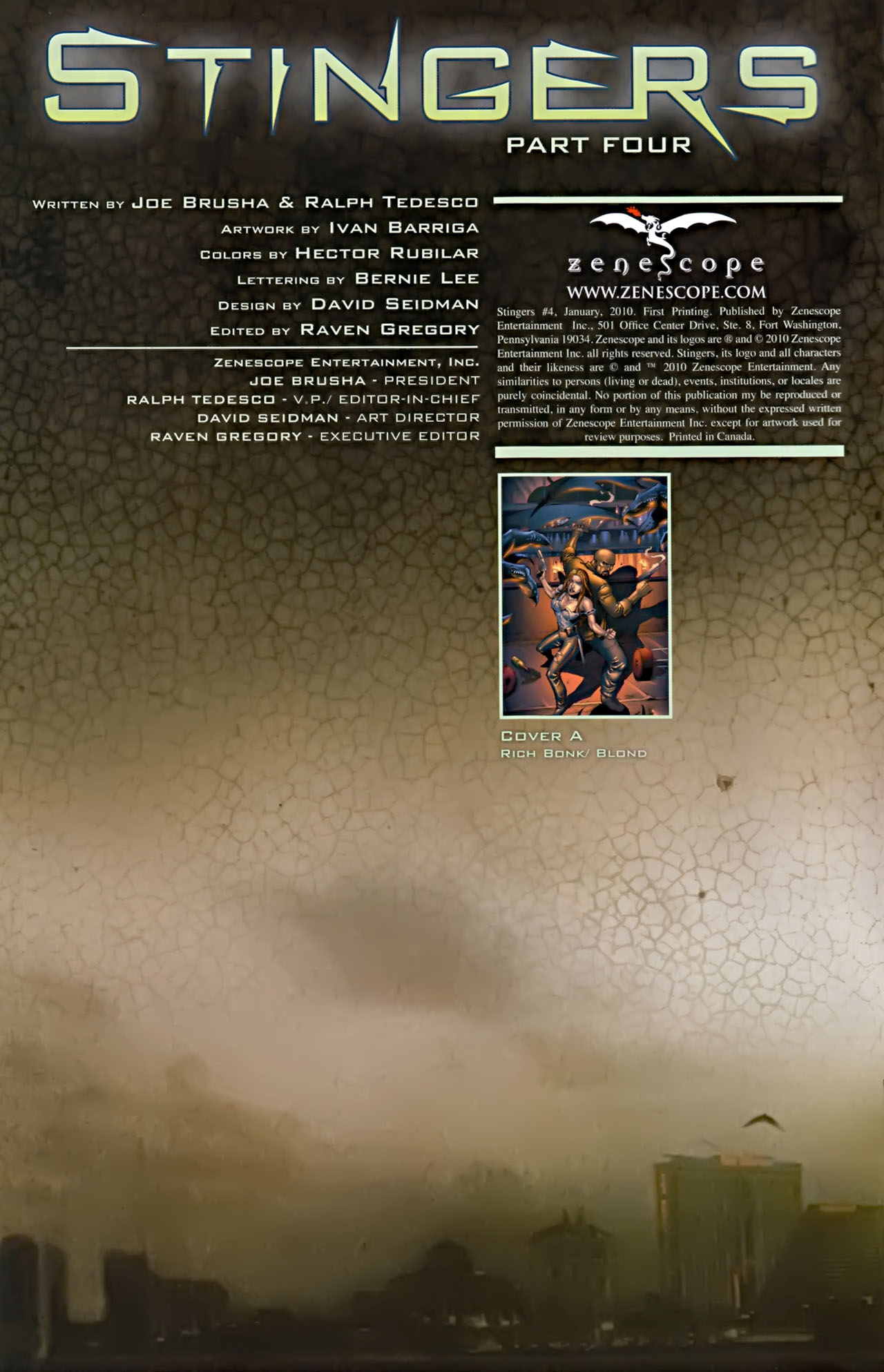 Read online Stingers comic -  Issue #4 - 2