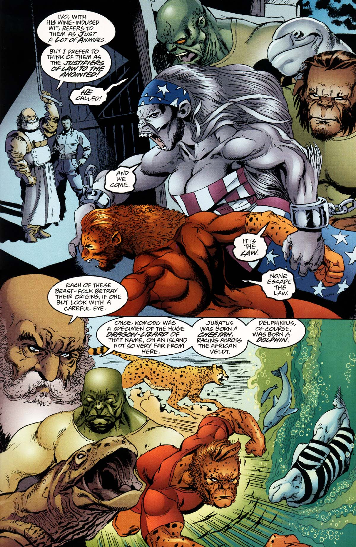 Read online JLA: The Island of Doctor Moreau comic -  Issue # Full - 21