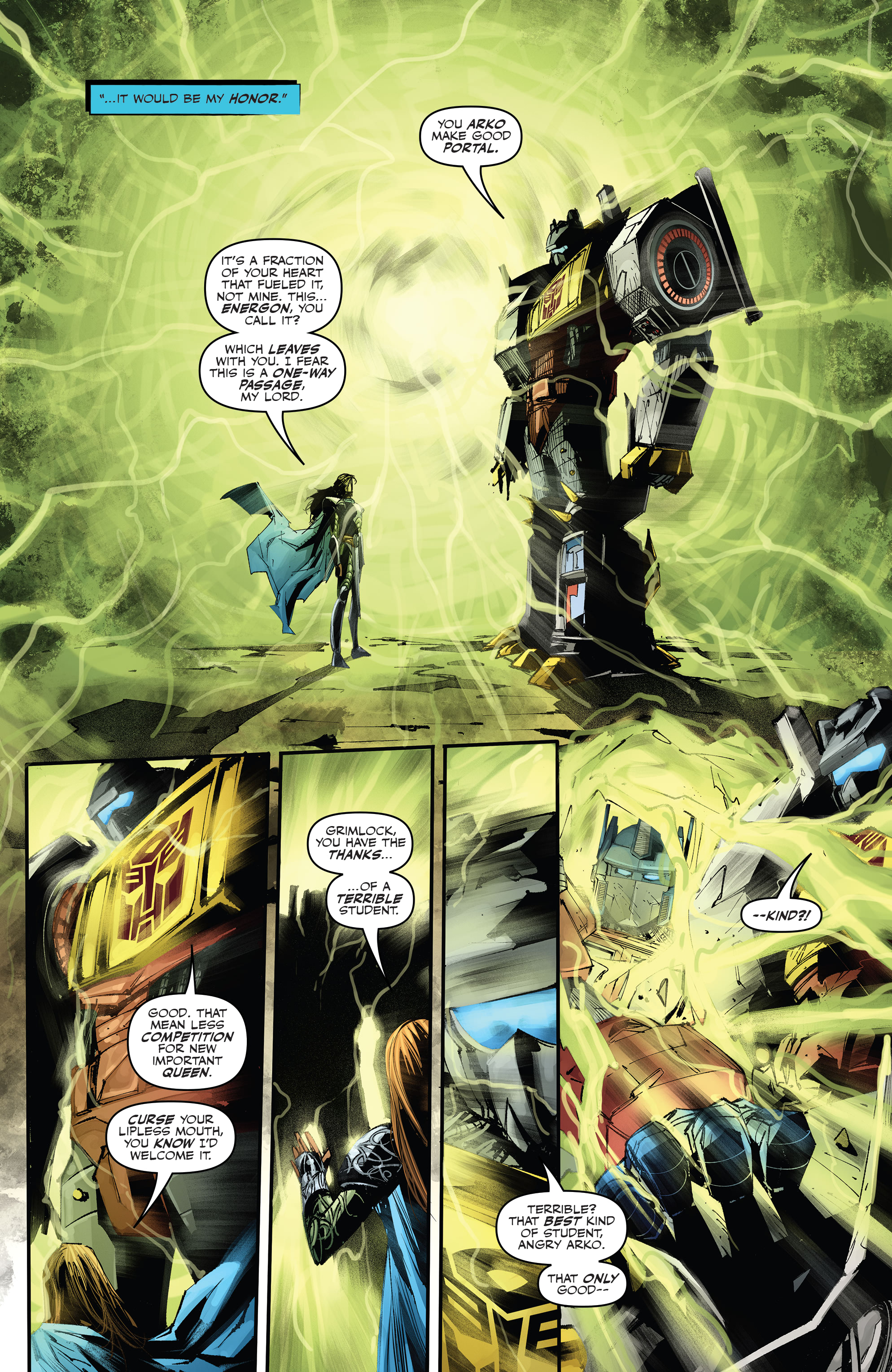 Read online Transformers: King Grimlock comic -  Issue #5 - 22