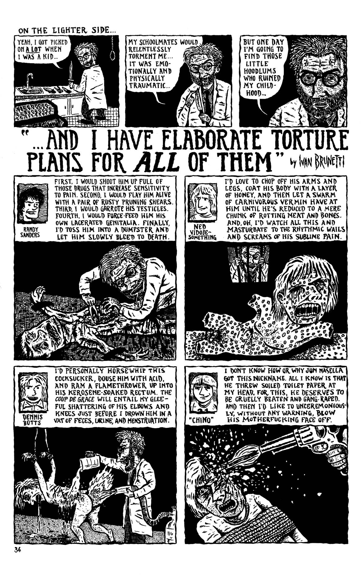 Read online Schizo comic -  Issue #1 - 36