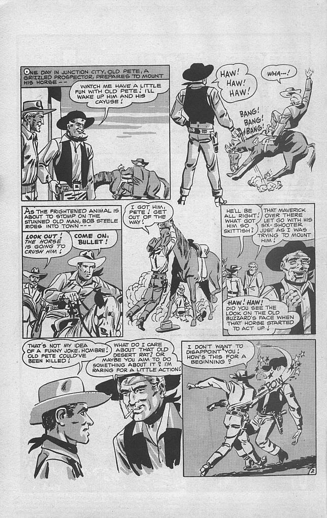 Read online Bob Steele Western comic -  Issue # Full - 4