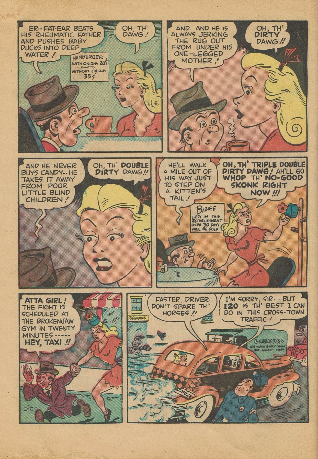 Read online Babe (1948) comic -  Issue #2 - 44