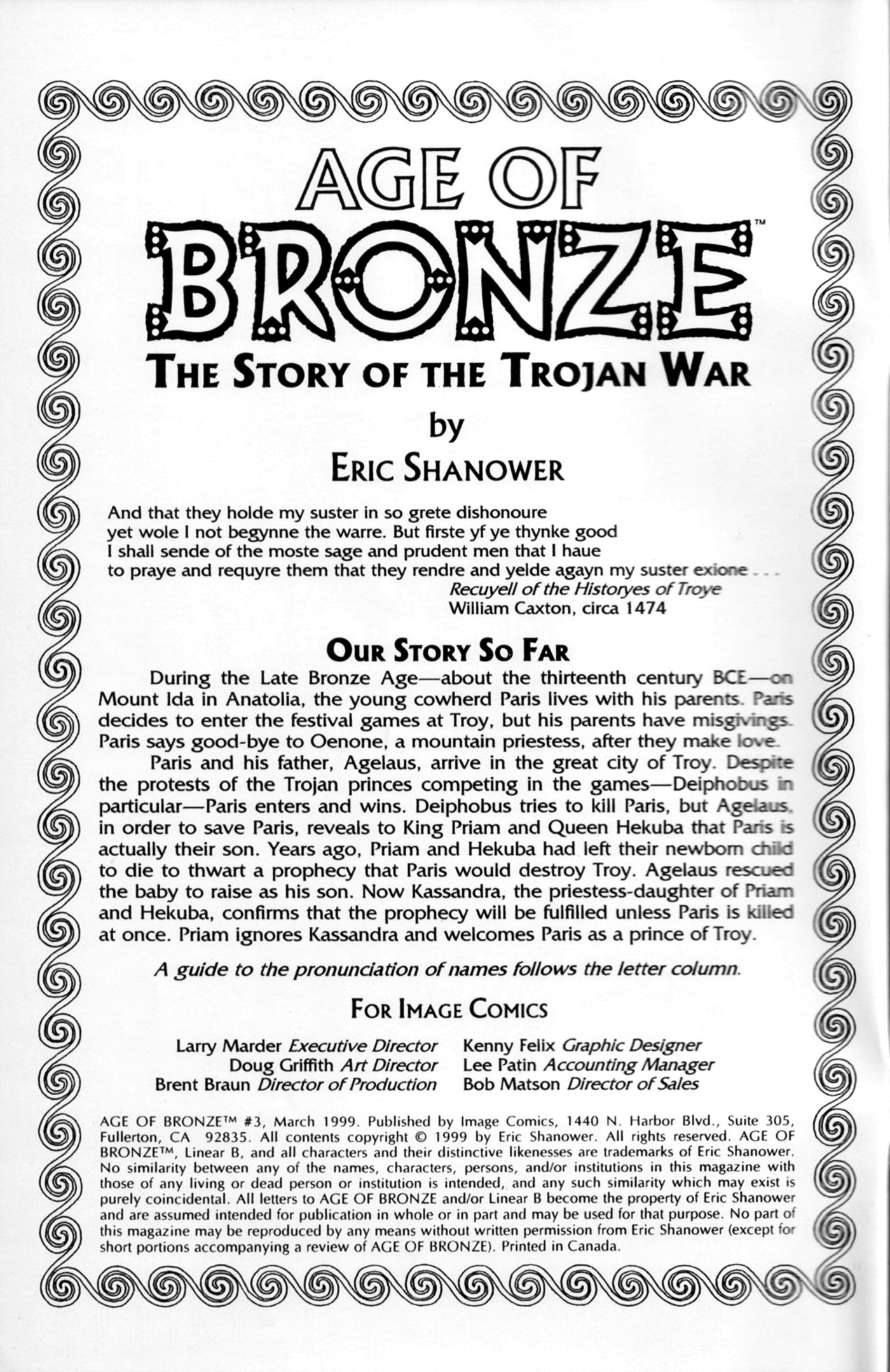 Read online Age of Bronze comic -  Issue #3 - 2