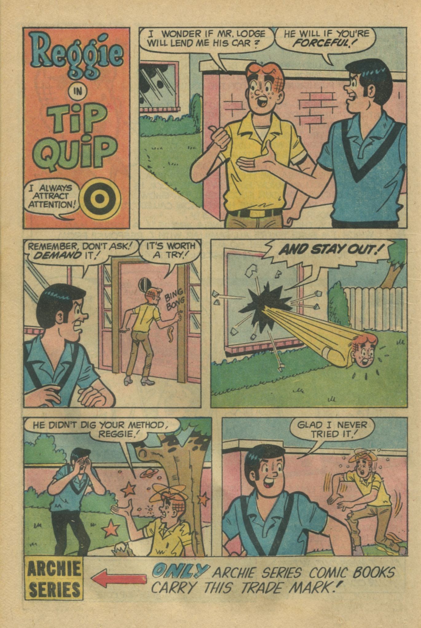 Read online Reggie's Wise Guy Jokes comic -  Issue #10 - 50