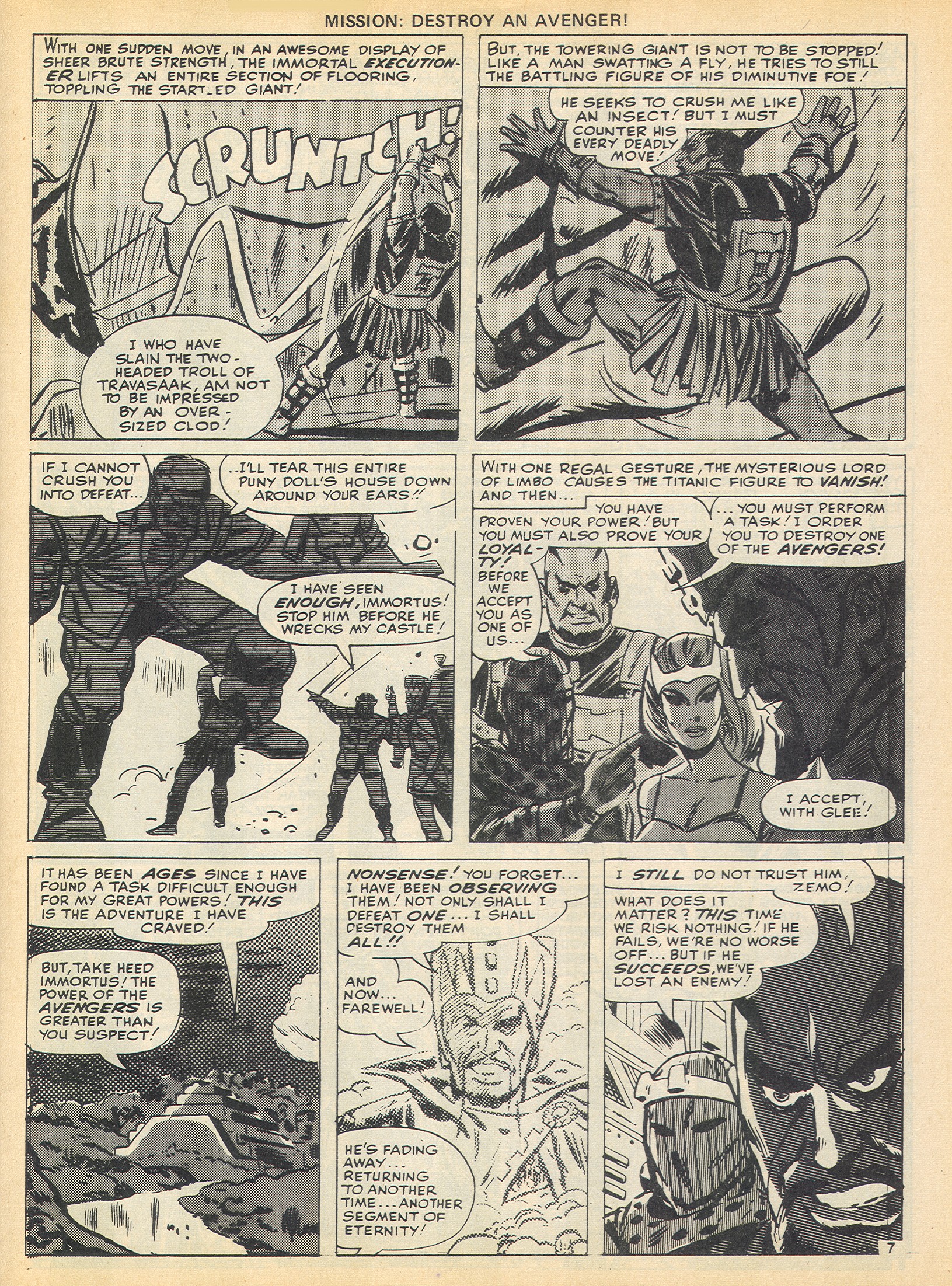 Read online The Avengers (1973) comic -  Issue #7 - 7