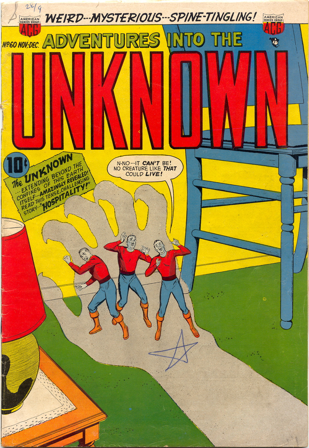 Read online Adventures Into The Unknown comic -  Issue #60 - 1