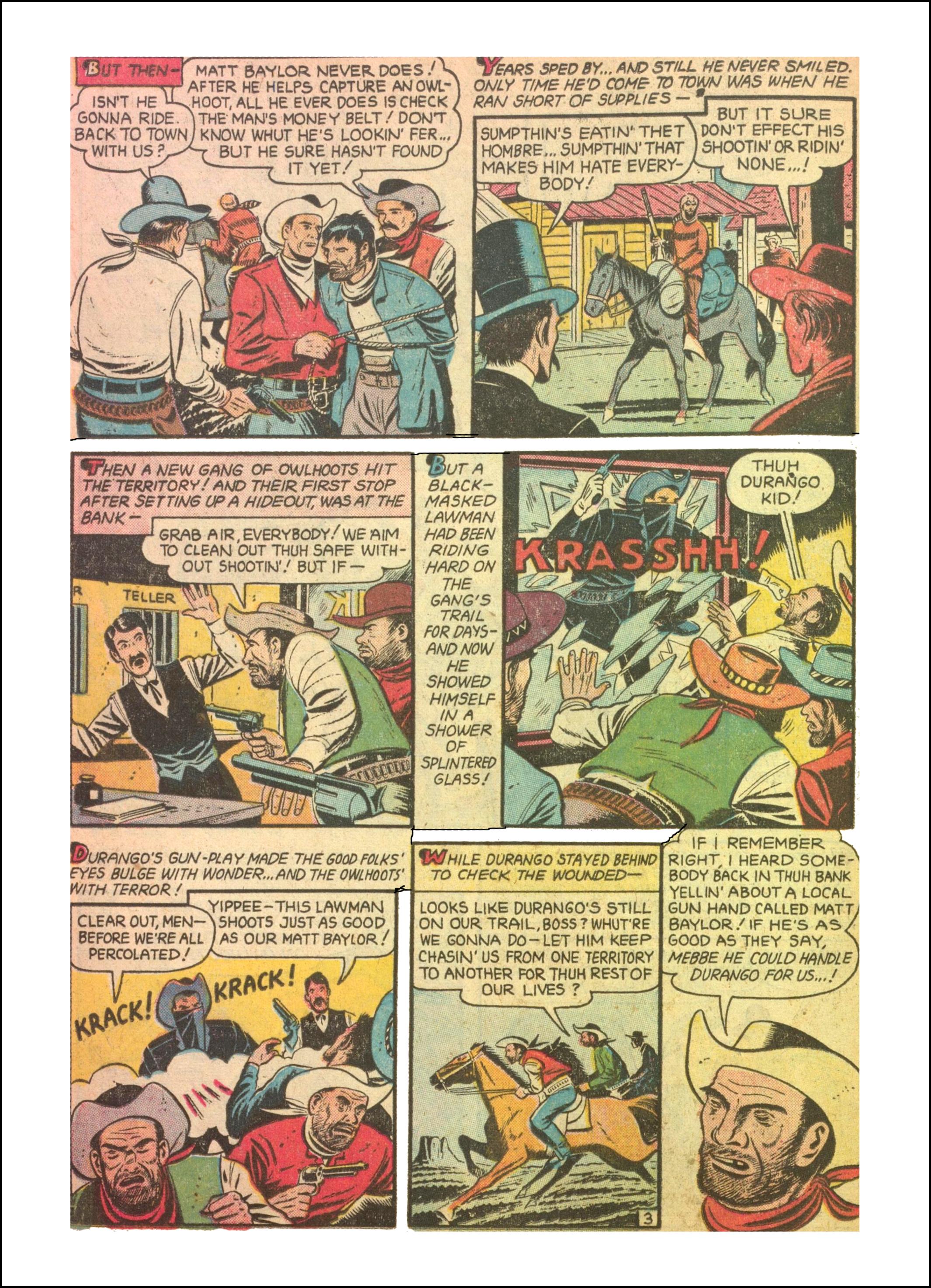 Read online Charles Starrett as The Durango Kid comic -  Issue #36 - 12