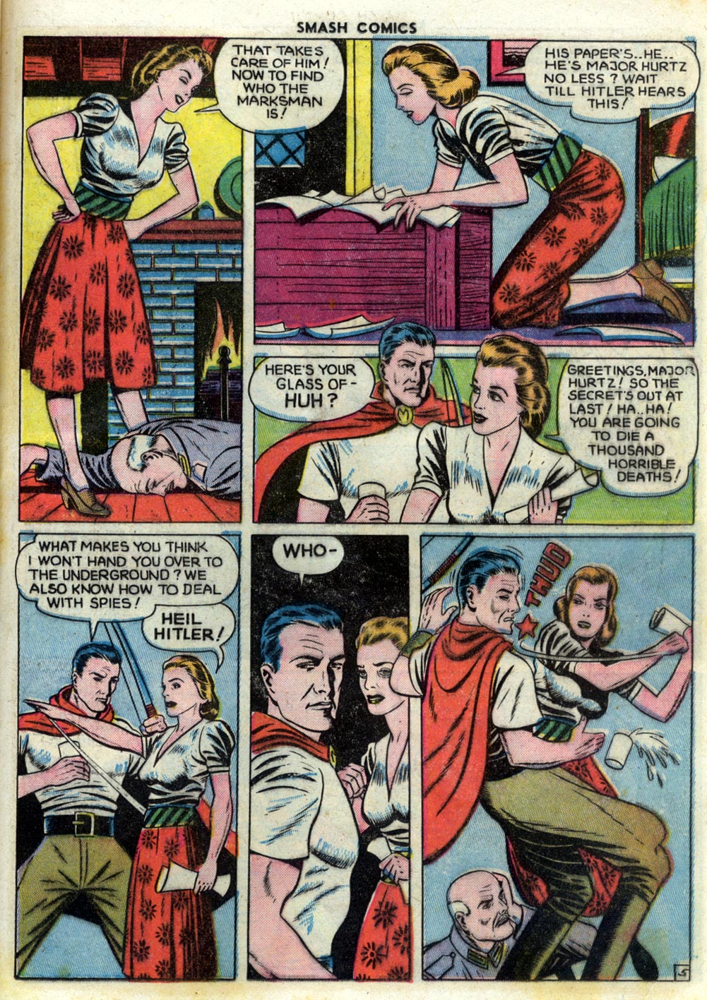 Read online Smash Comics comic -  Issue #48 - 49