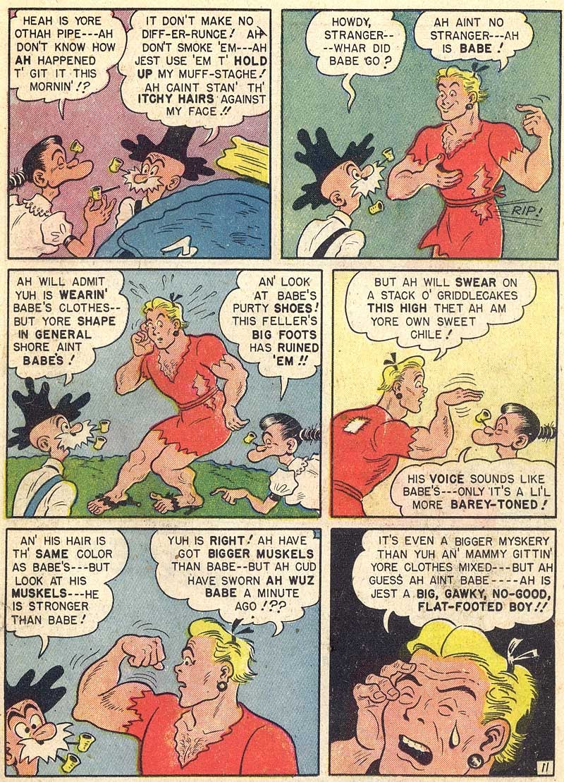 Read online Babe (1948) comic -  Issue #7 - 28