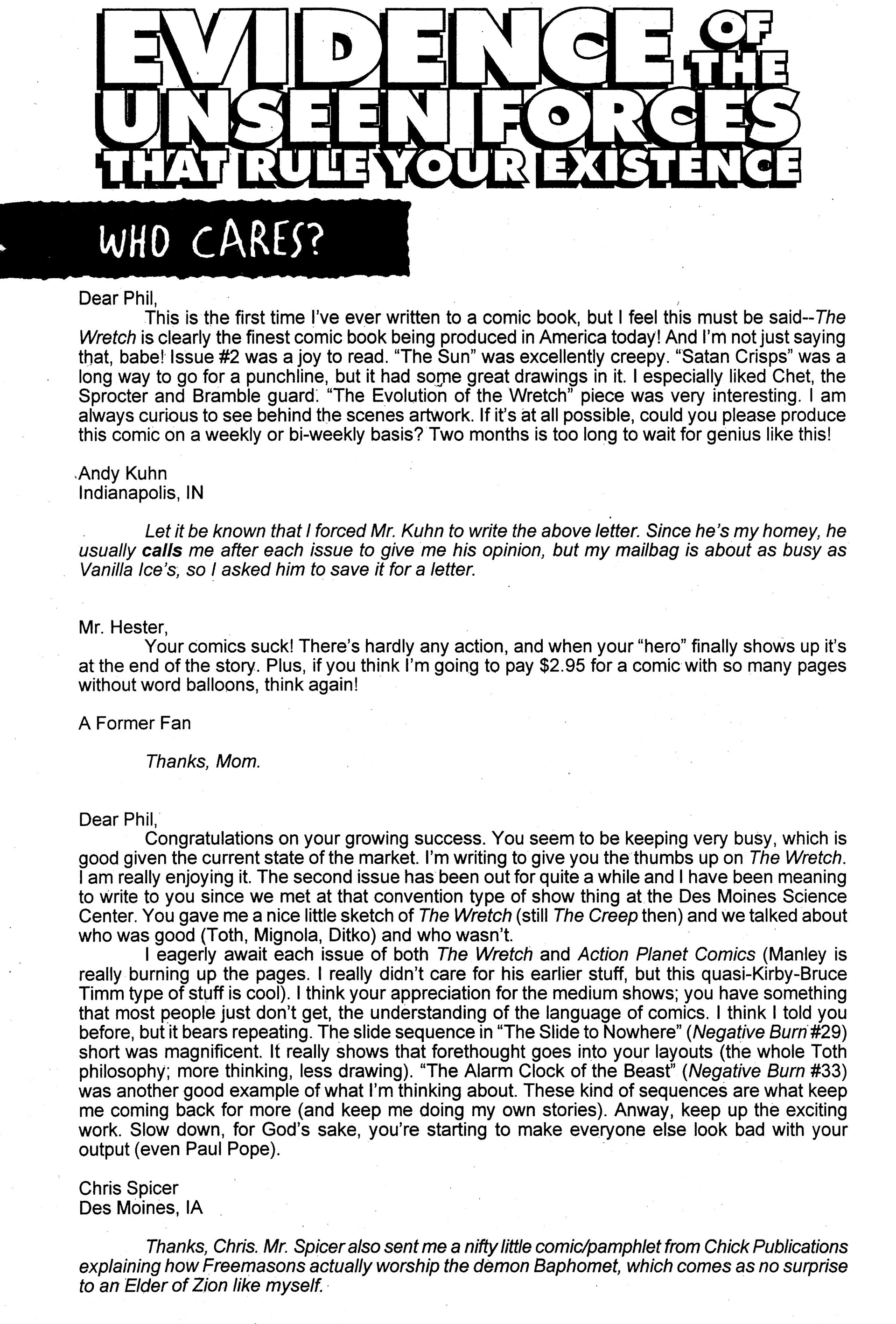 Read online Wretch (1996) comic -  Issue #4 - 31