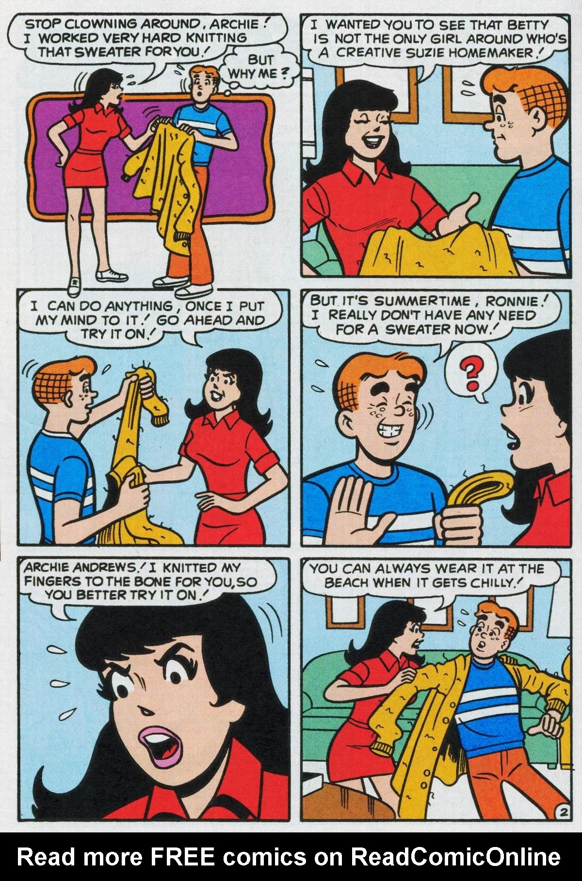 Read online Archie's Double Digest Magazine comic -  Issue #161 - 154