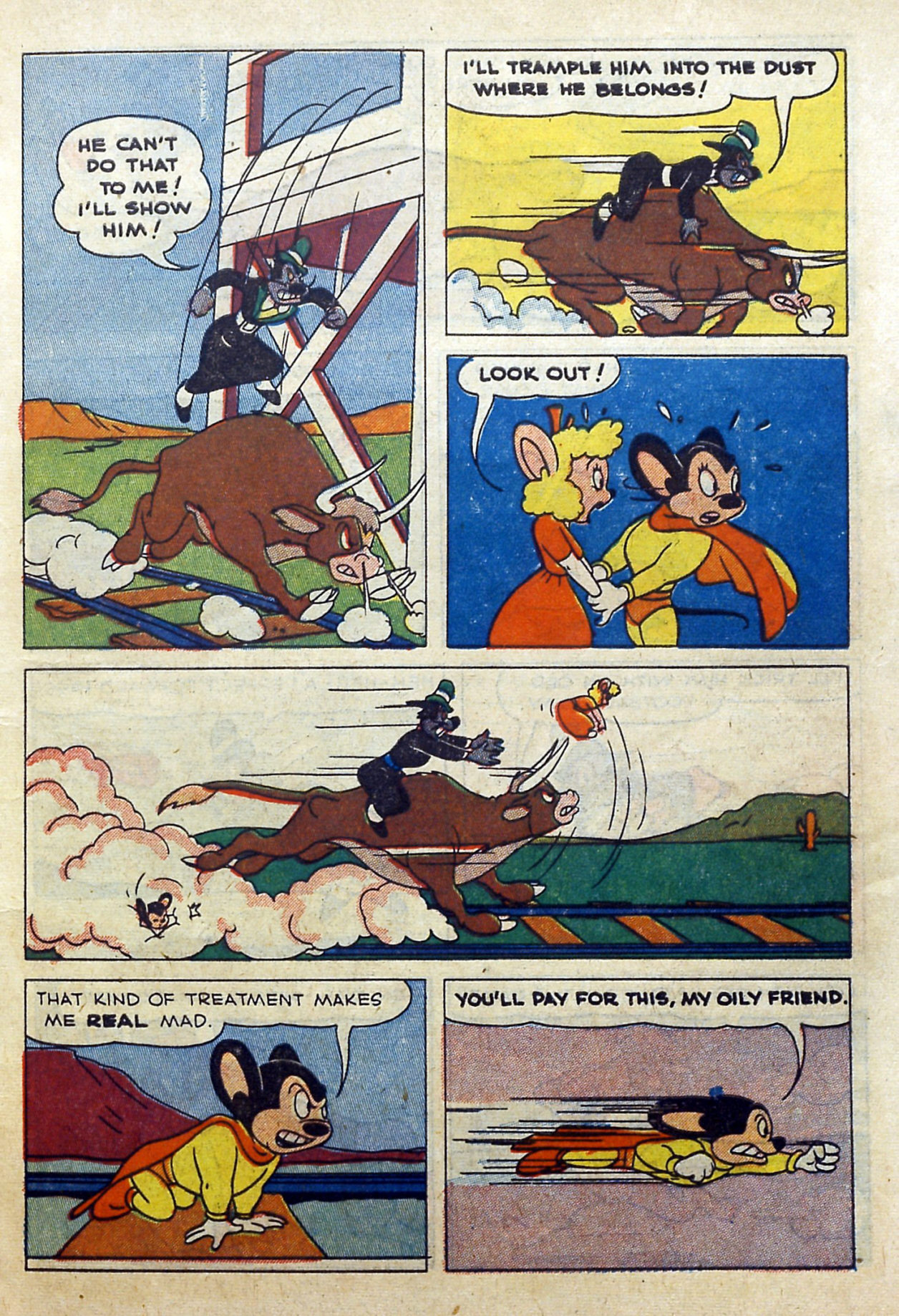 Read online Paul Terry's Mighty Mouse Comics comic -  Issue #42 - 38