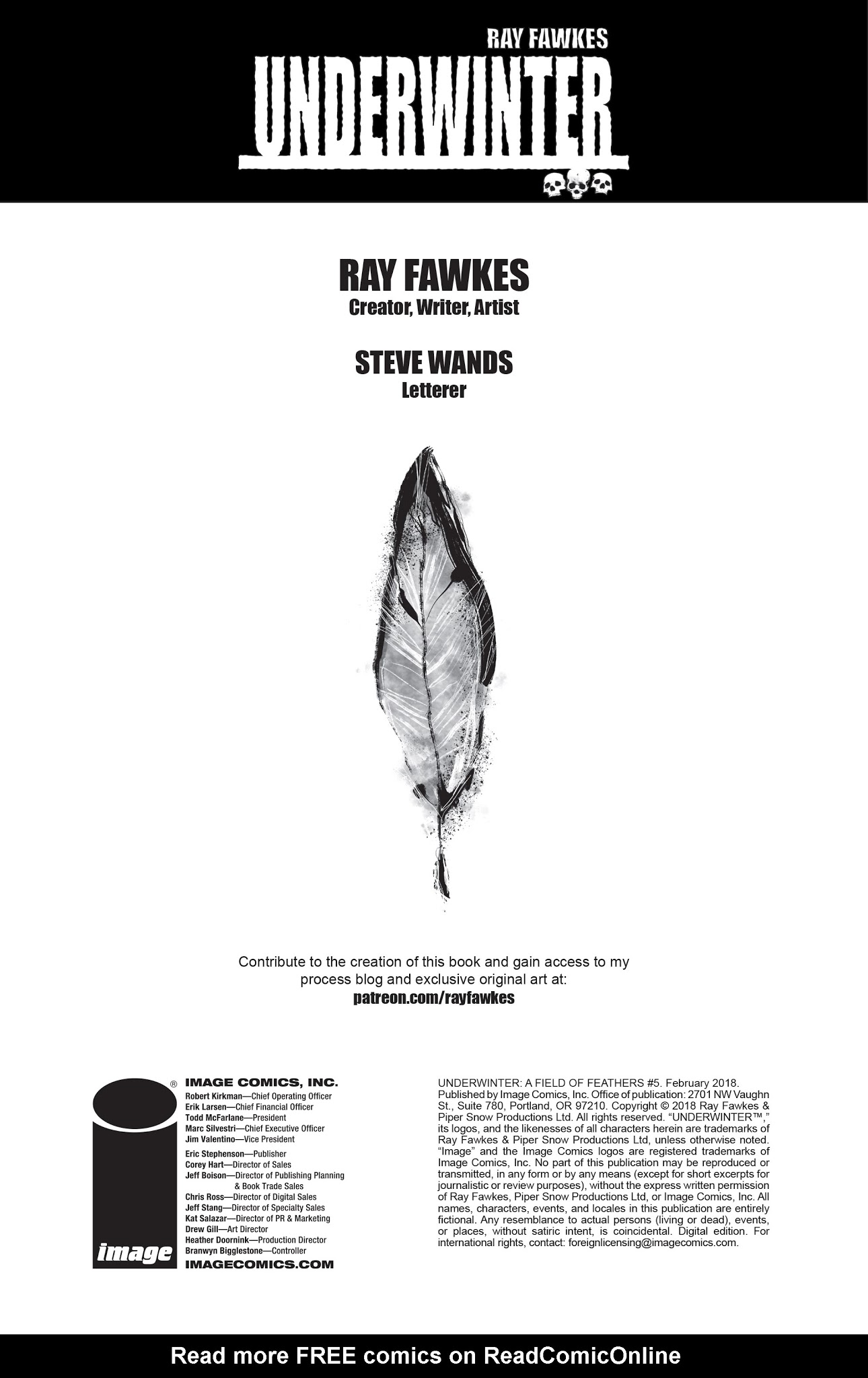 Read online Underwinter: A Field of Feathers comic -  Issue #5 - 2