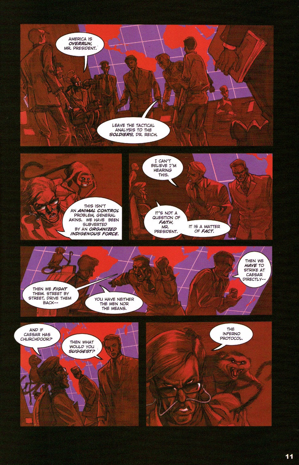 Read online Revolution on the Planet of the Apes comic -  Issue #3 - 13
